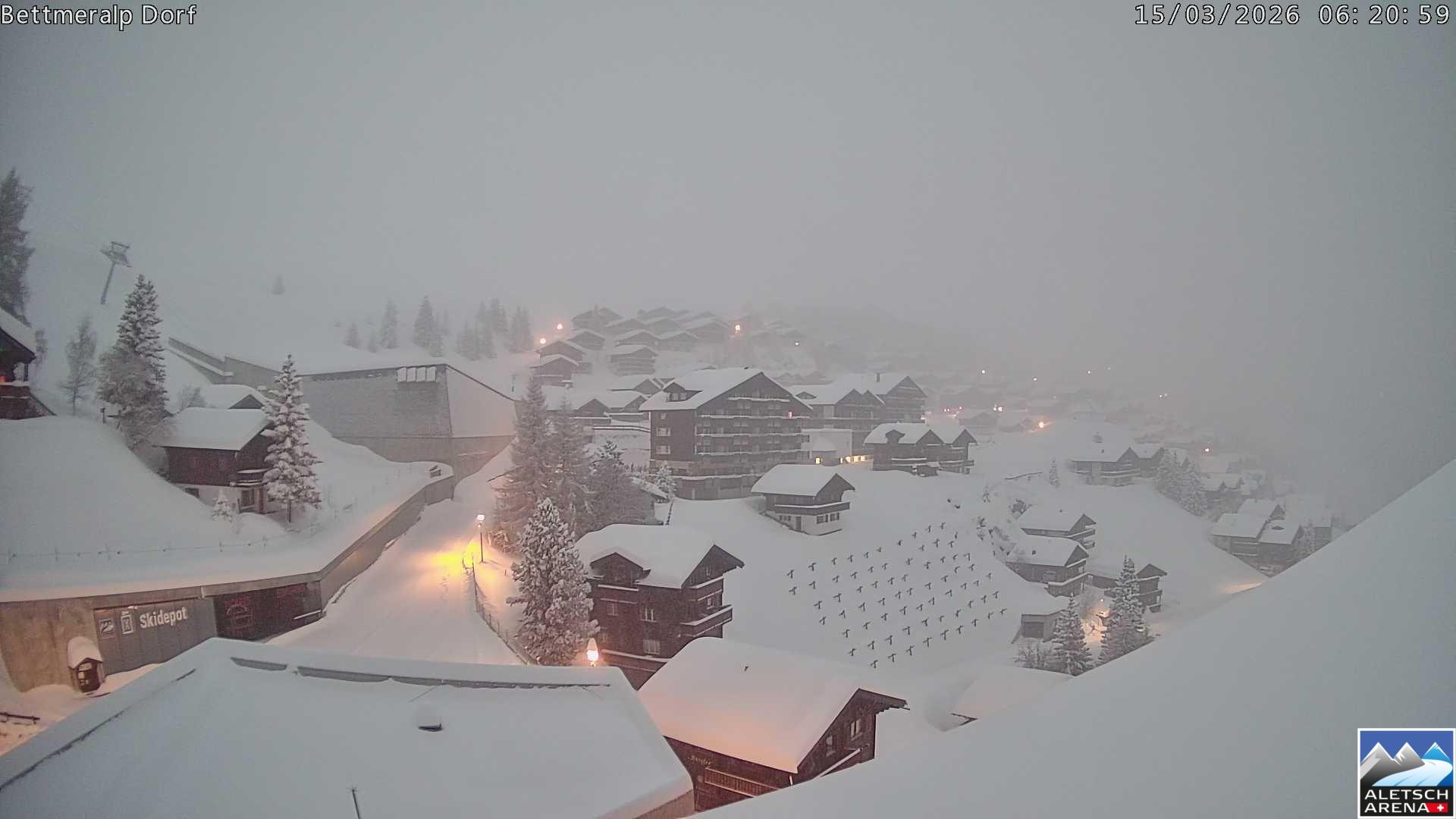 Archiv Foto Webcam Bettmeralp, Schweiz