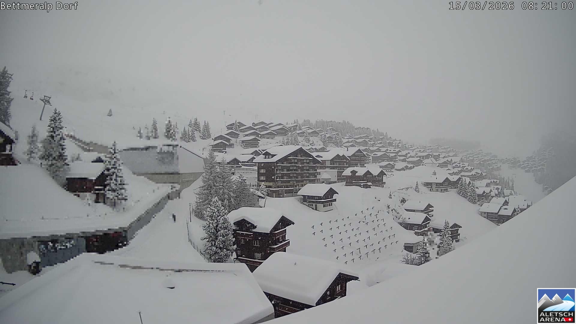 Archiv Foto Webcam Bettmeralp, Schweiz