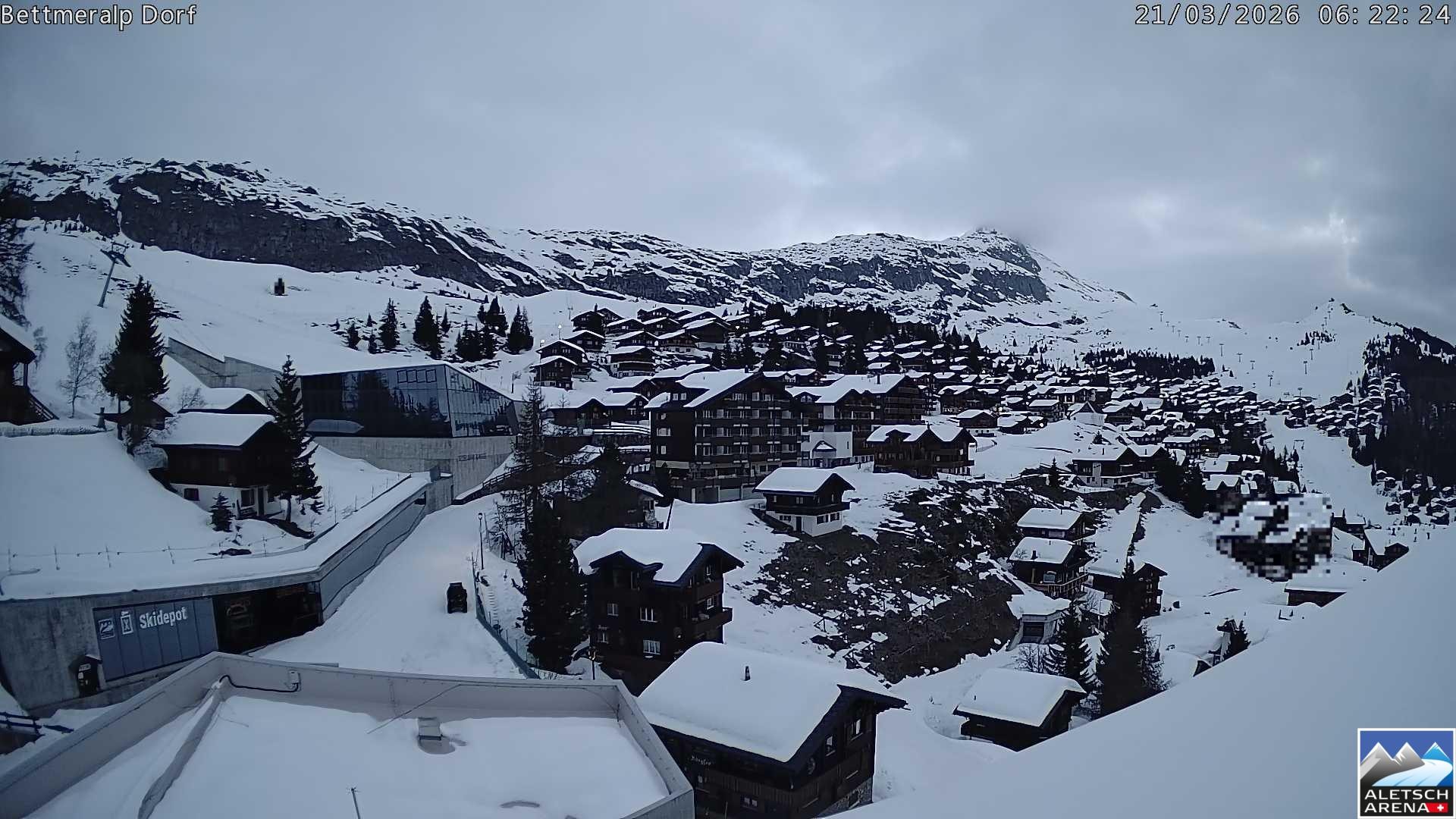 Archiv Foto Webcam Bettmeralp, Schweiz