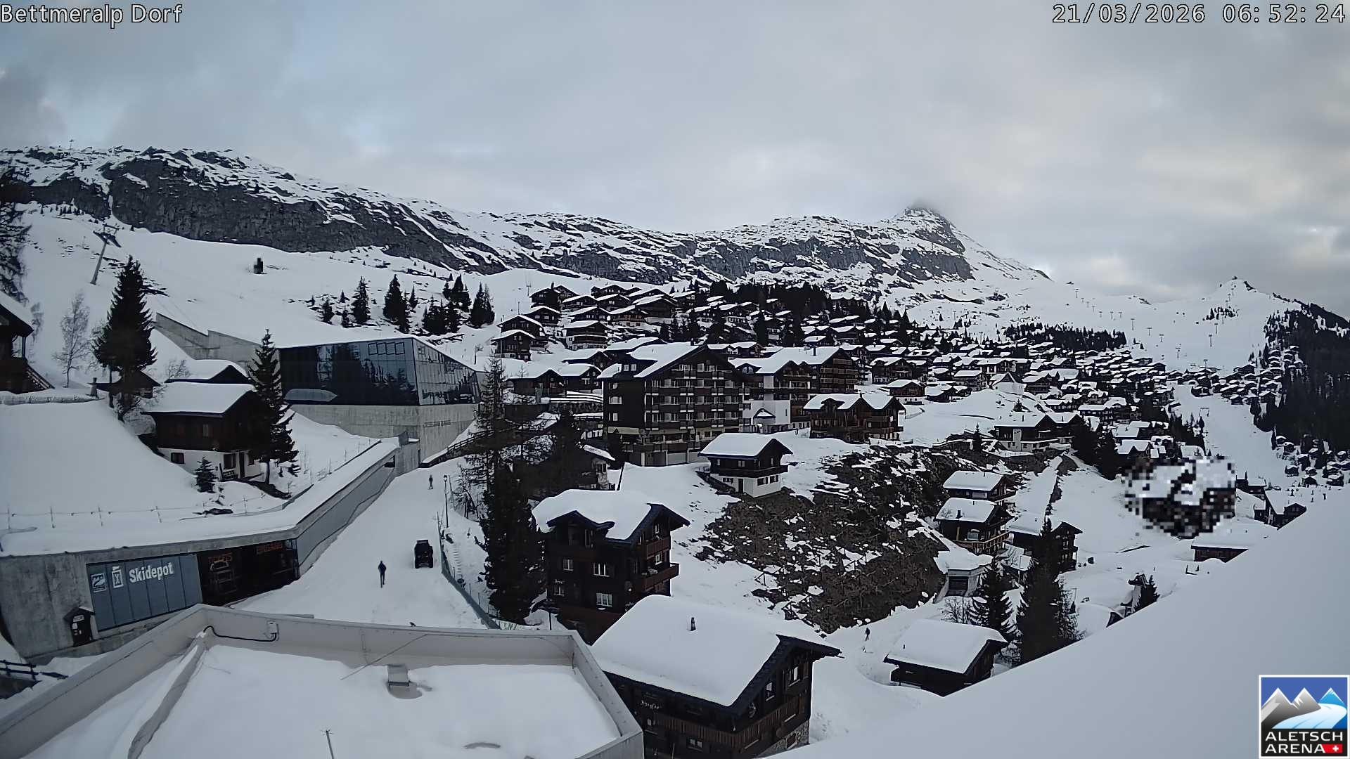 Archiv Foto Webcam Bettmeralp, Schweiz