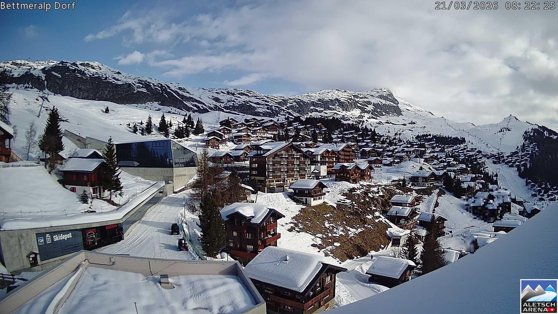 Archiv Foto Webcam Bettmeralp, Schweiz