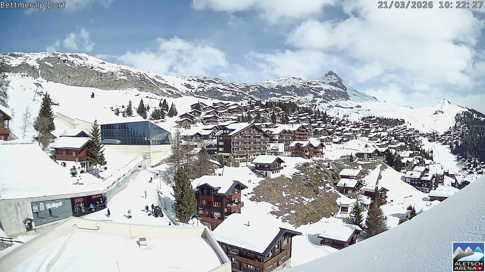 Archiv Foto Webcam Bettmeralp, Schweiz
