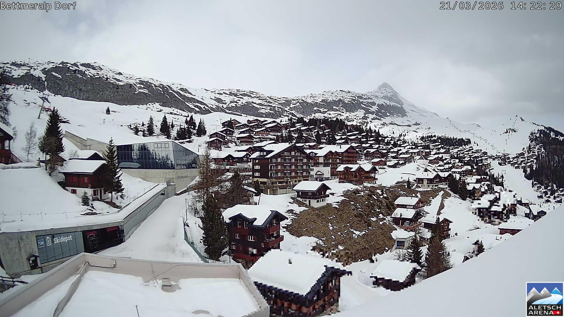 Archived image Webcam Bettmeralp II