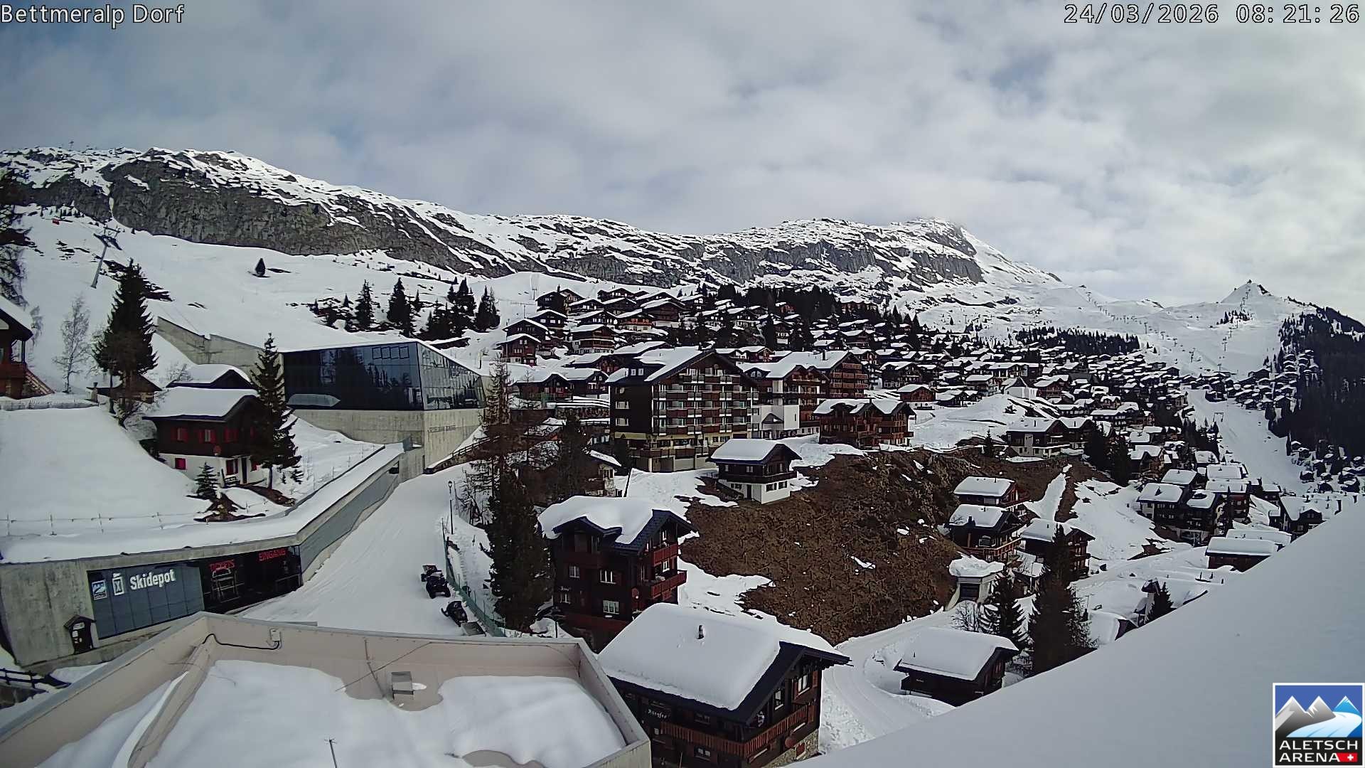 Archived image Webcam Bettmeralp II