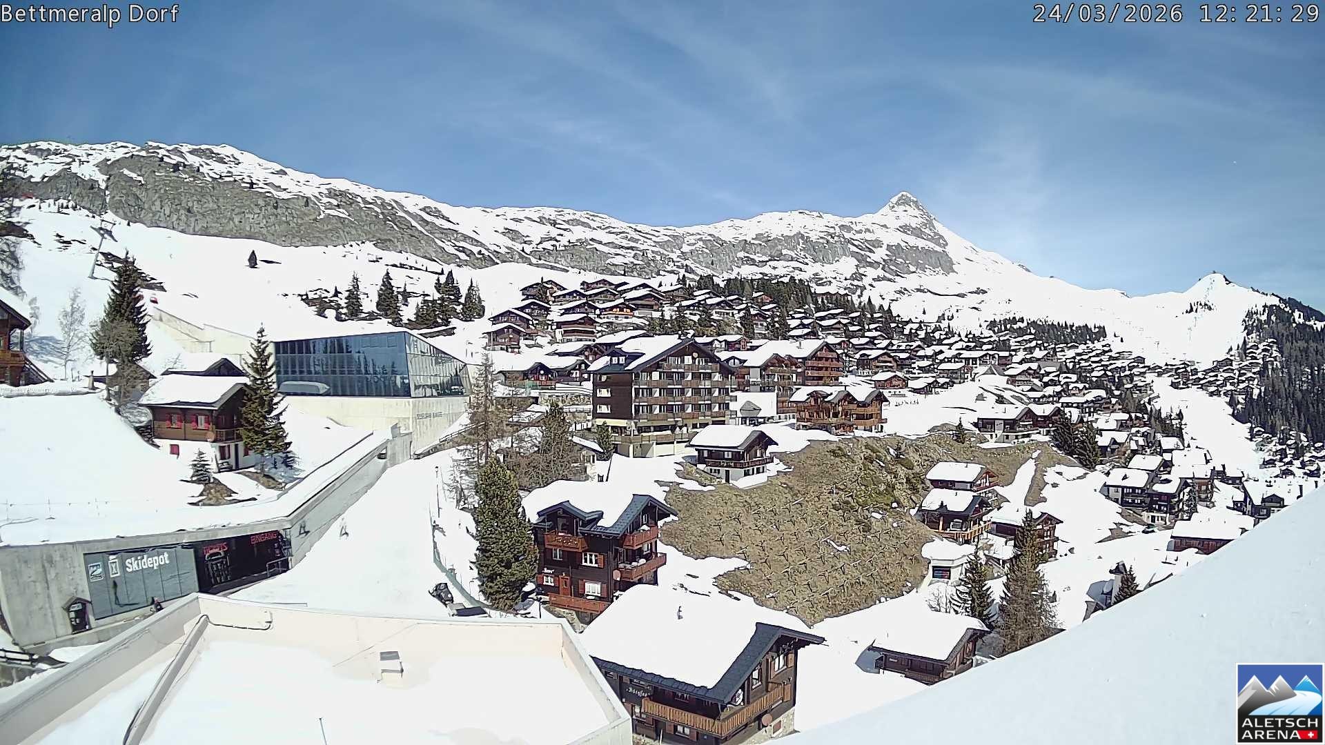 Archived image Webcam Bettmeralp II