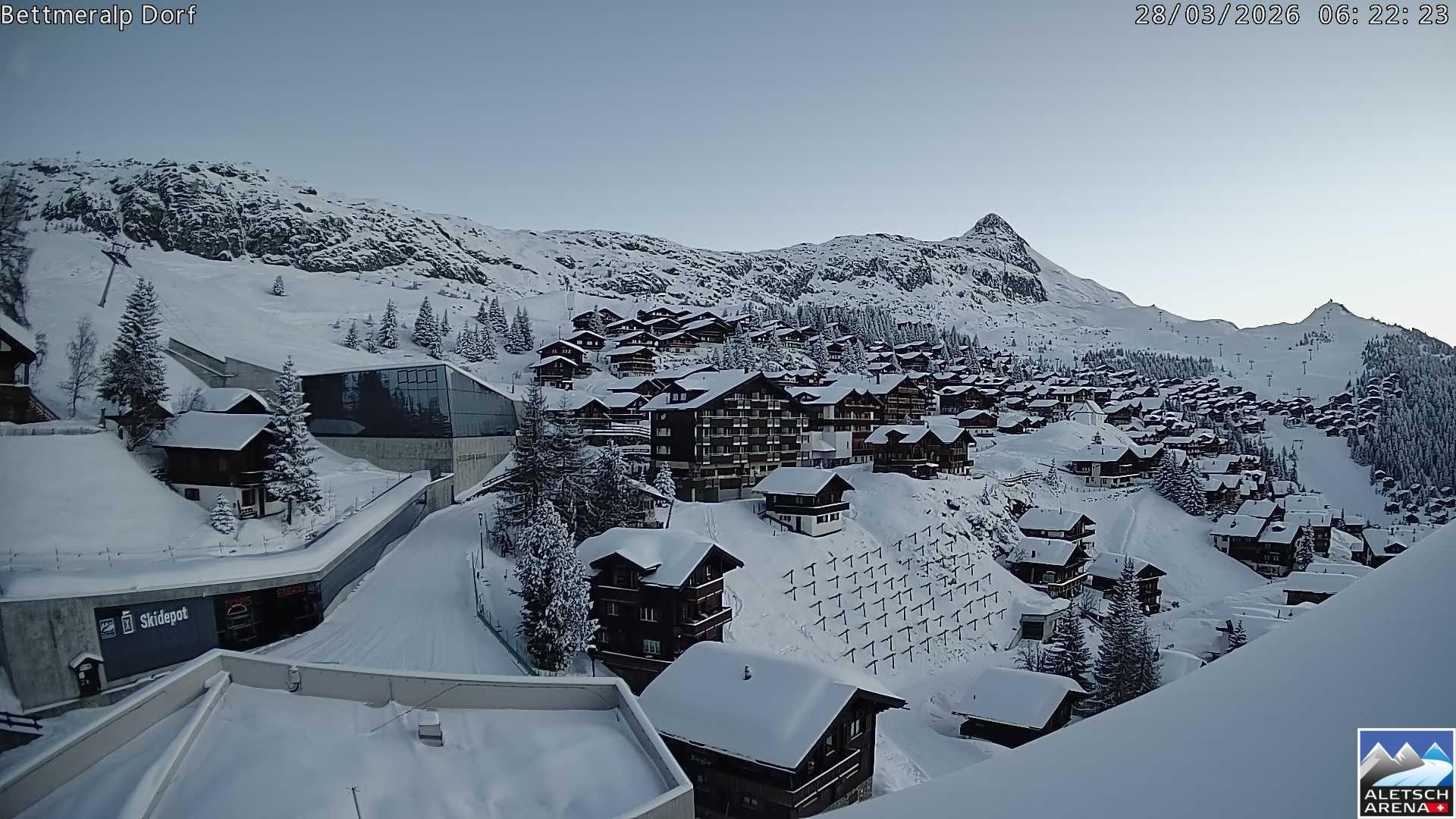 Archived image Webcam Bettmeralp II