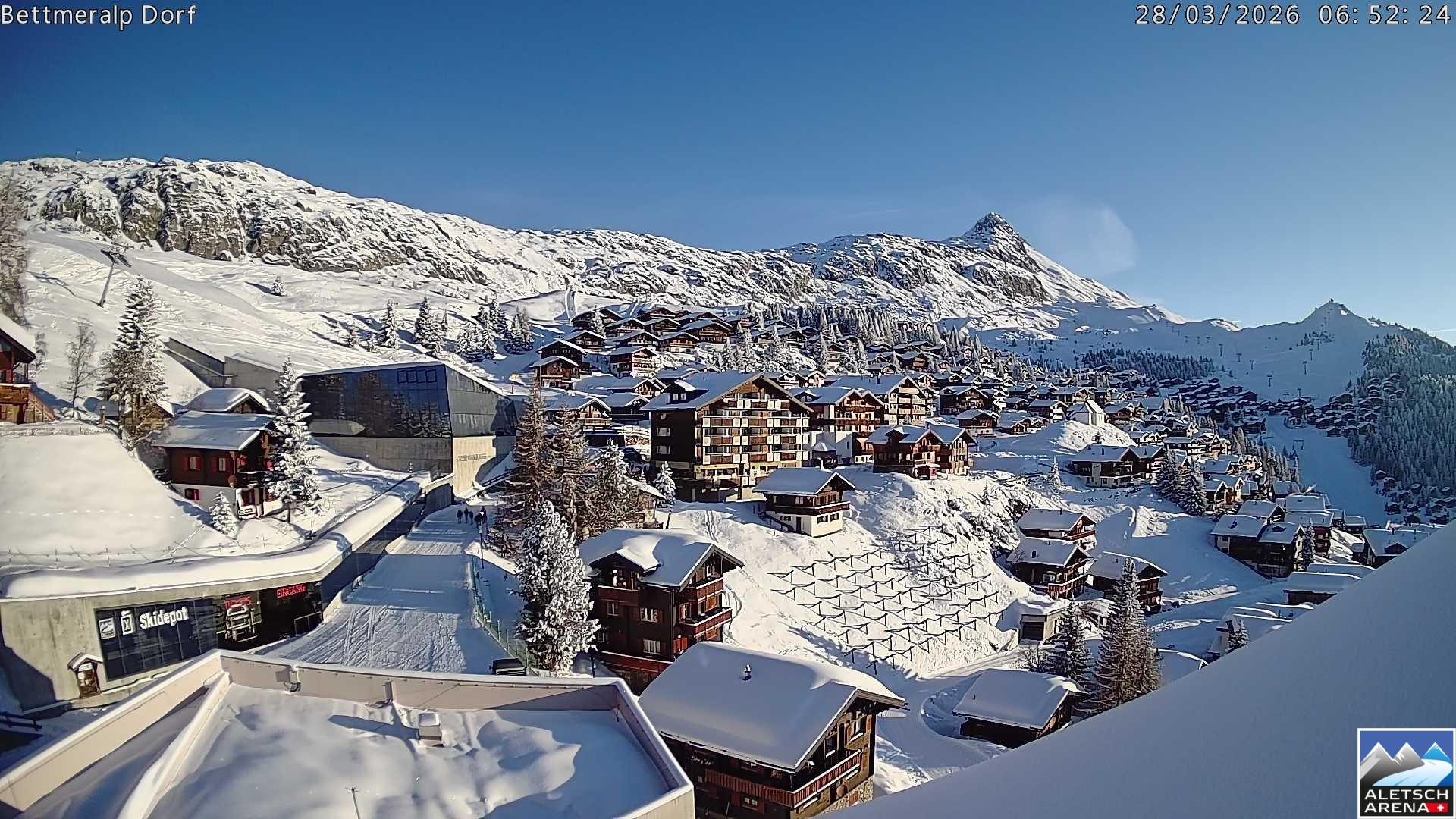 Archived image Webcam Bettmeralp II