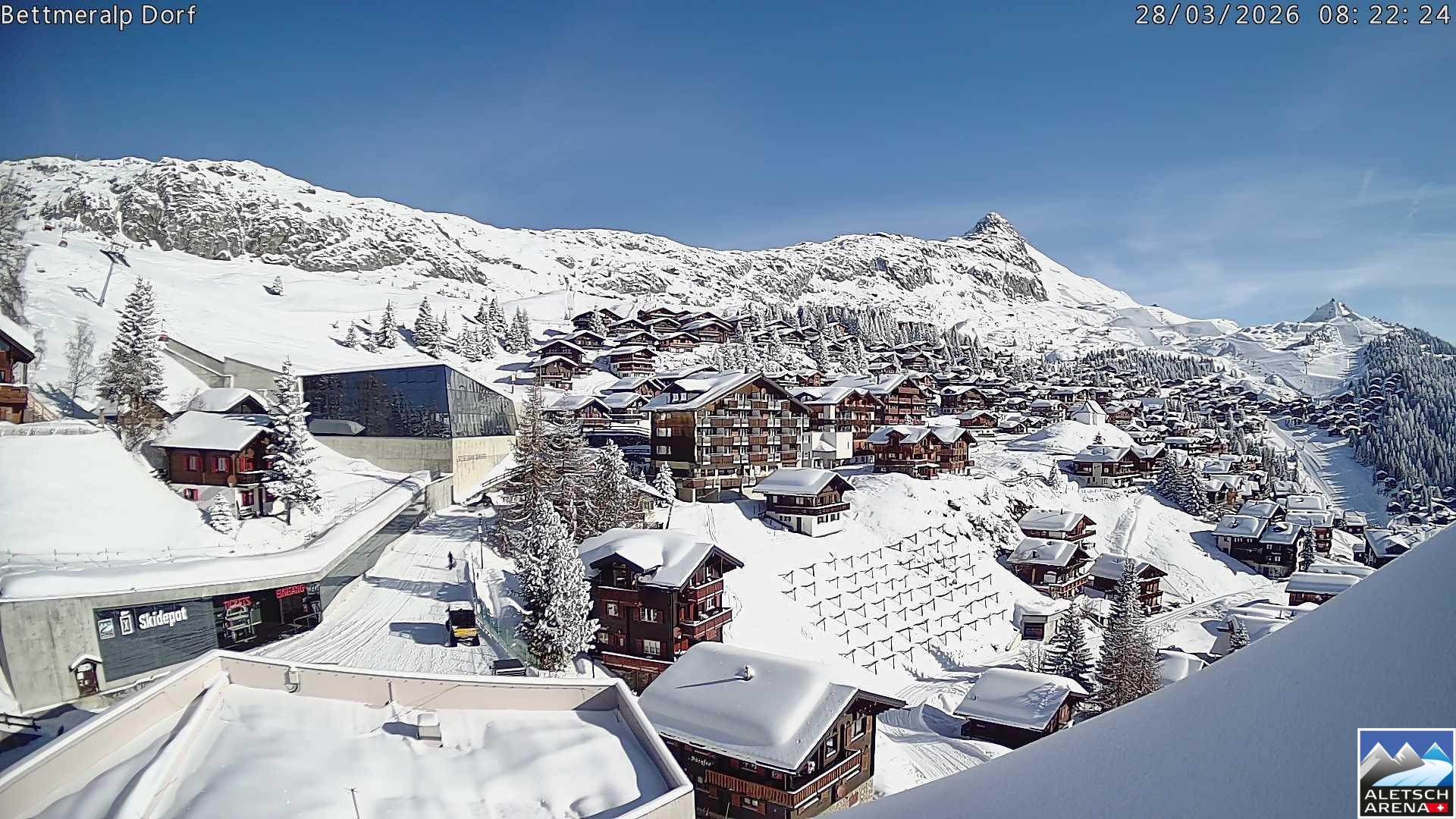 Archived image Webcam Bettmeralp II