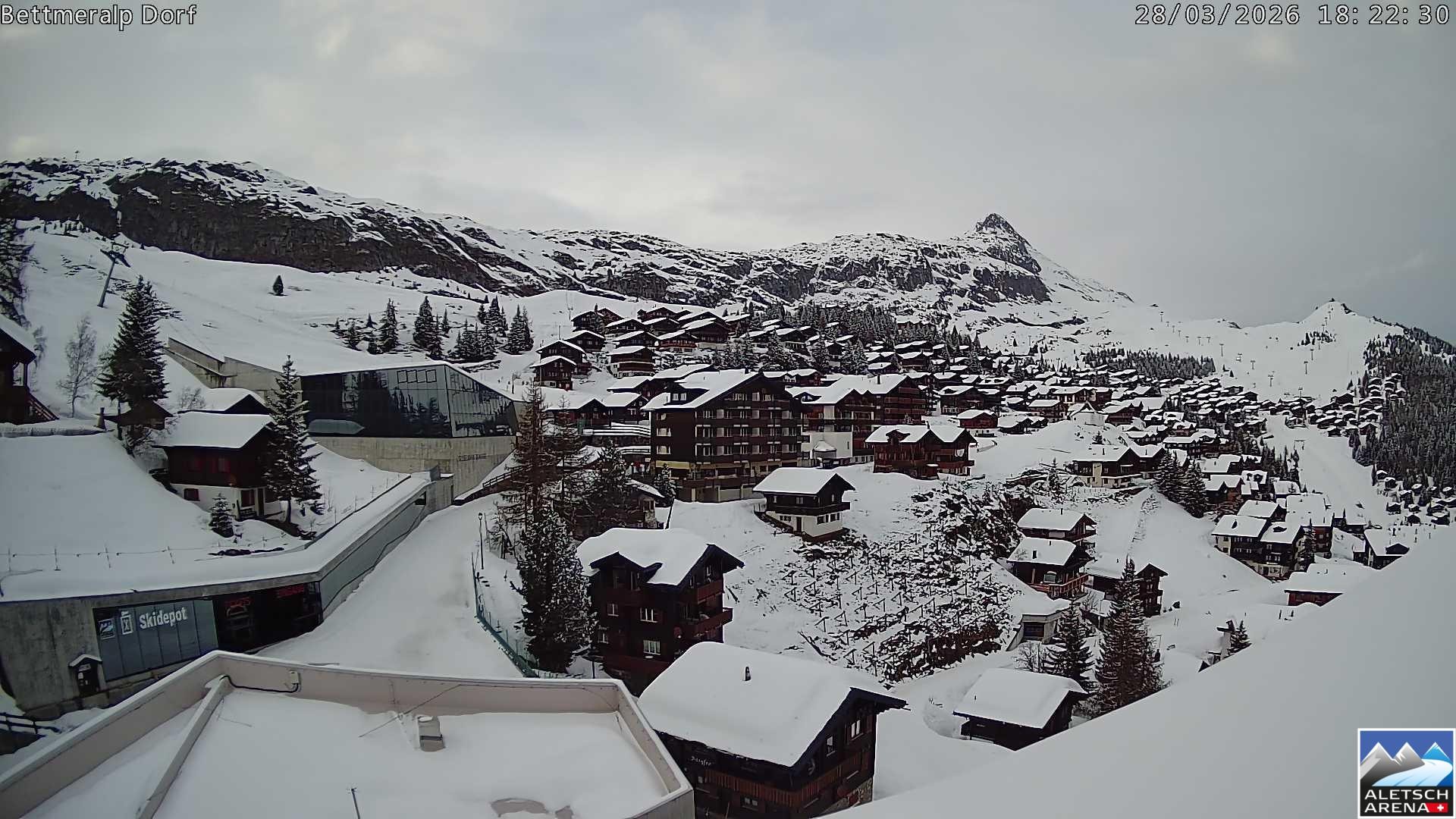 Archived image Webcam Bettmeralp II