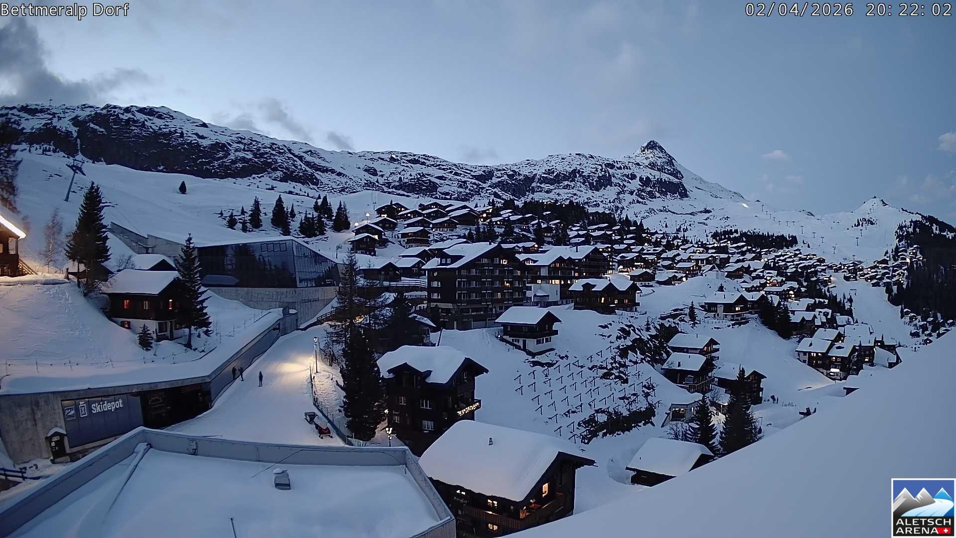 Archived image Webcam Bettmeralp II