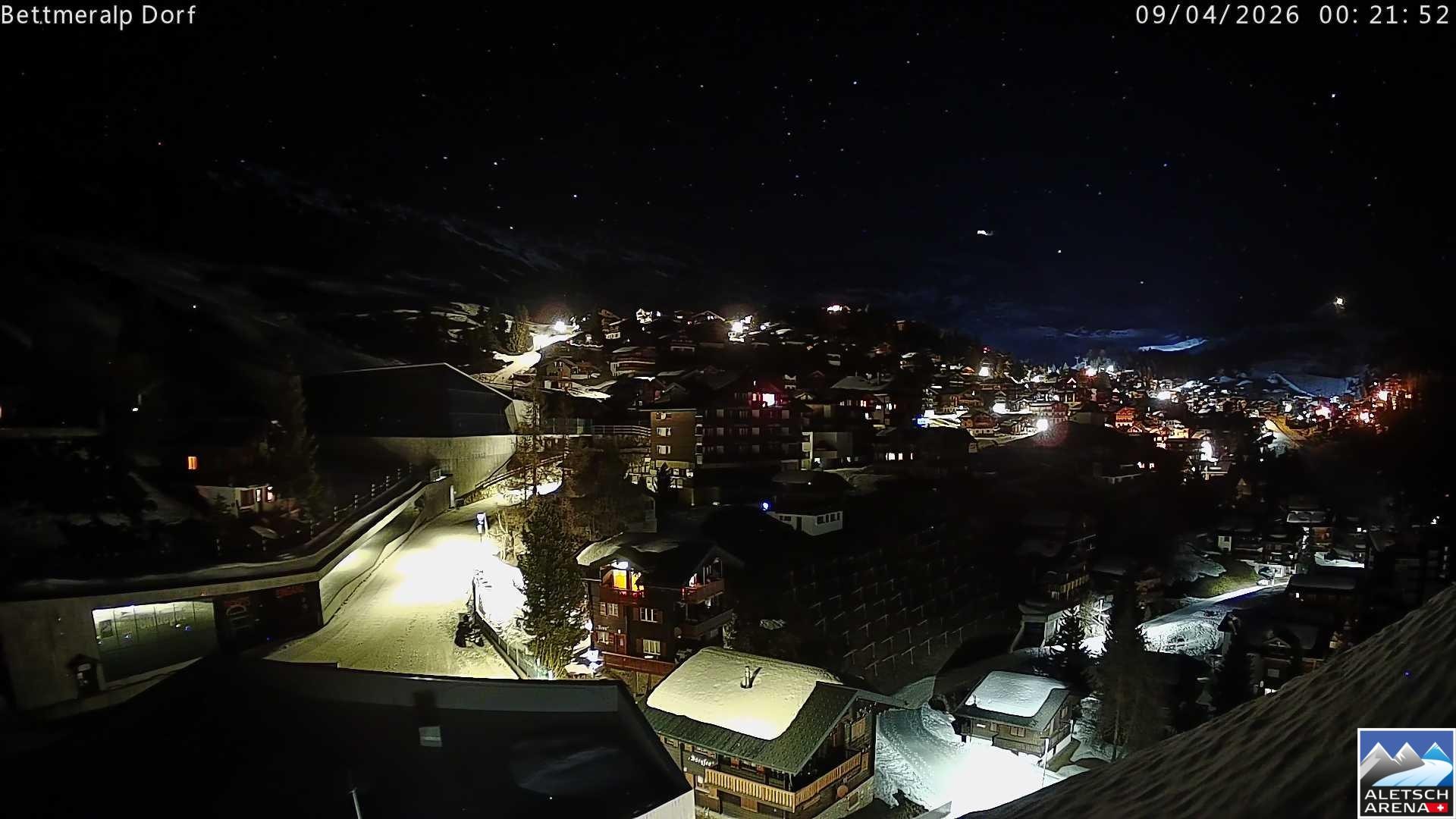 Archiv Foto Webcam Bettmeralp, Schweiz
