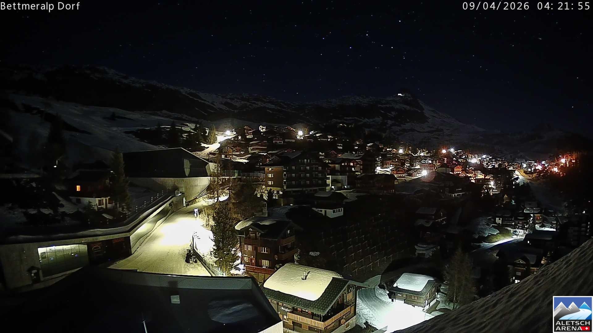 Archiv Foto Webcam Bettmeralp, Schweiz