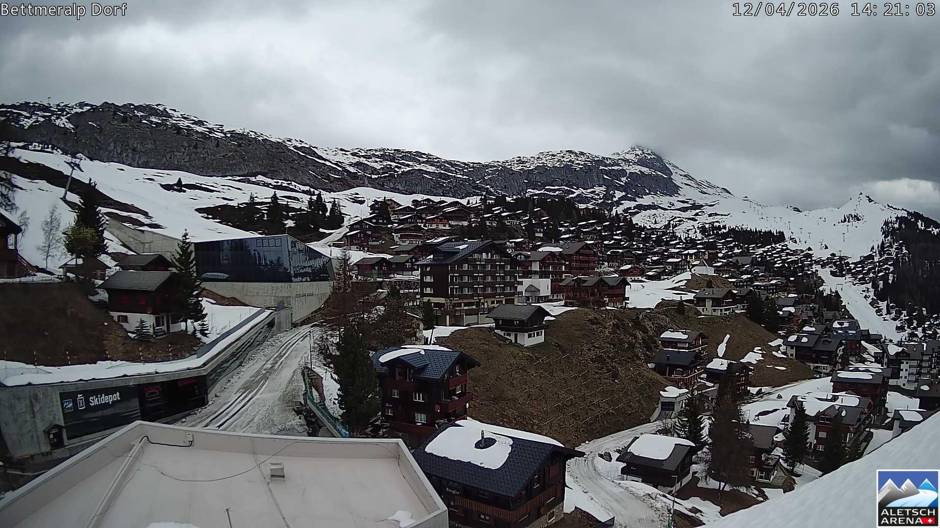 Archived image Webcam Bettmeralp II