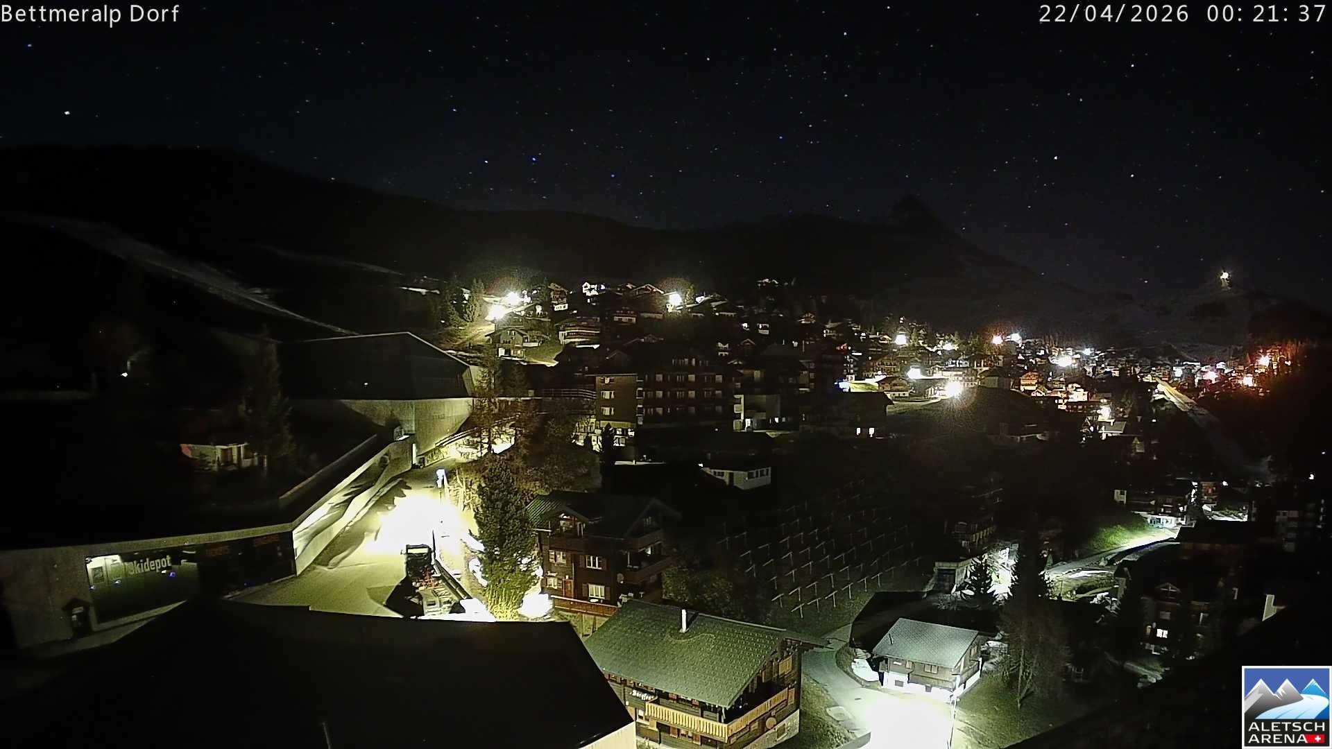 Archiv Foto Webcam Bettmeralp, Schweiz