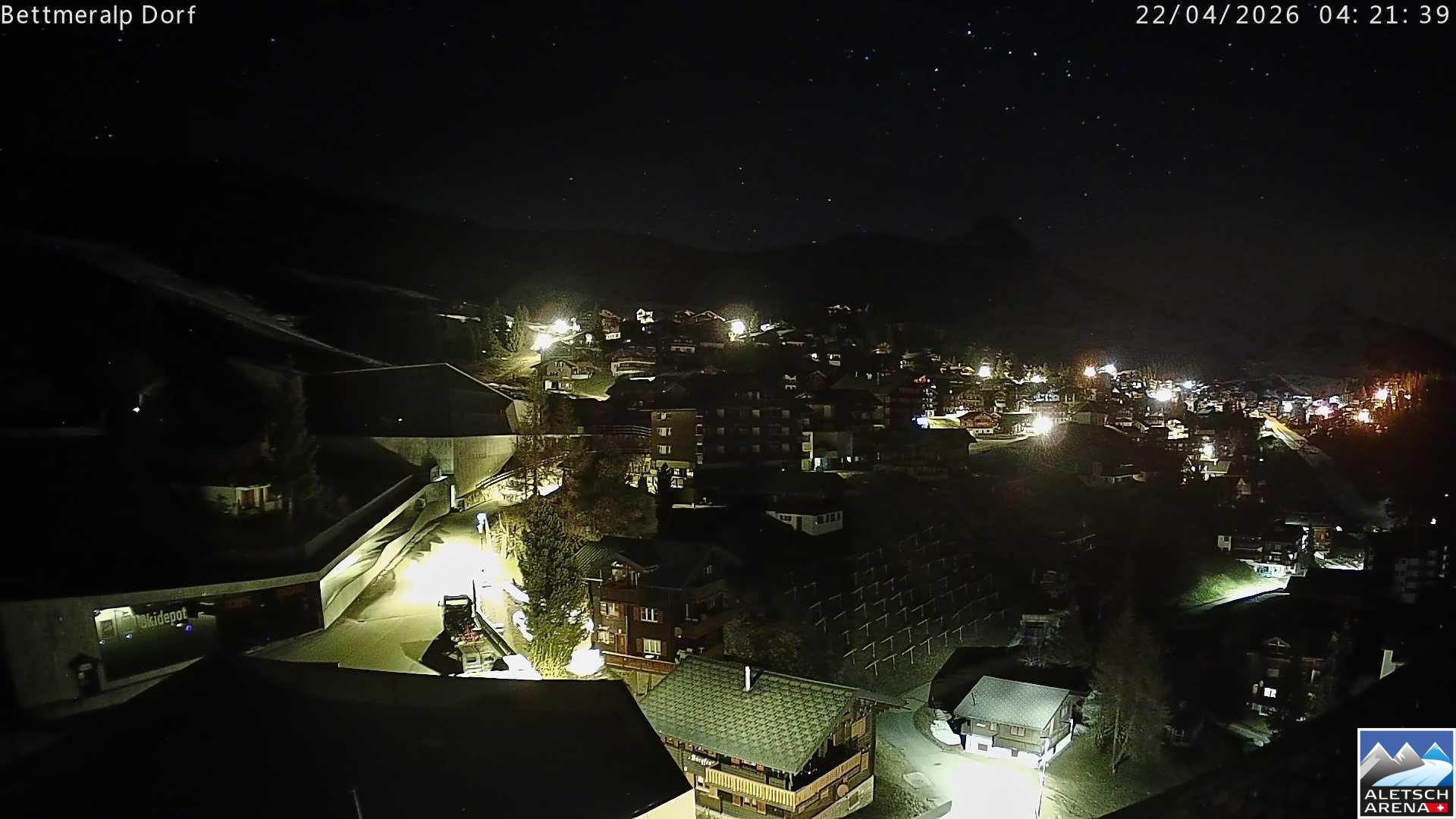 Archiv Foto Webcam Bettmeralp, Schweiz