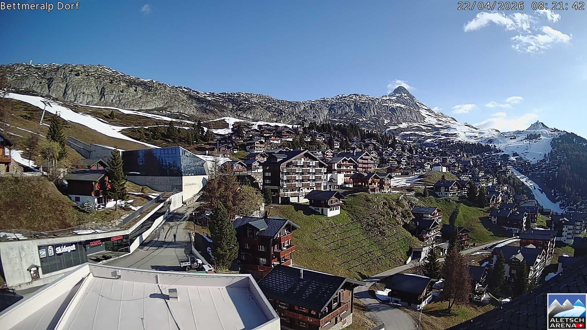 Archiv Foto Webcam Bettmeralp, Schweiz