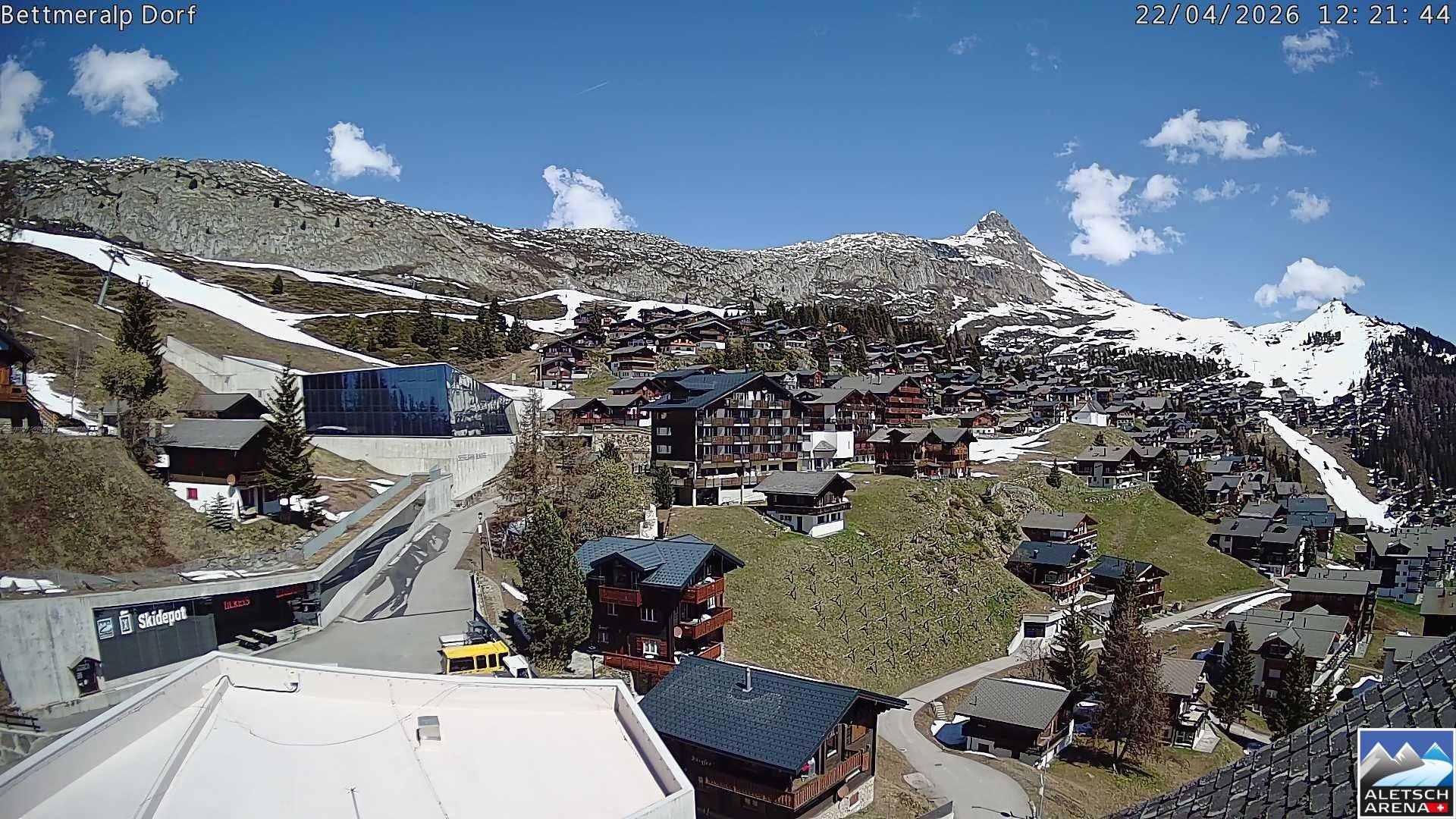 Archiv Foto Webcam Bettmeralp, Schweiz