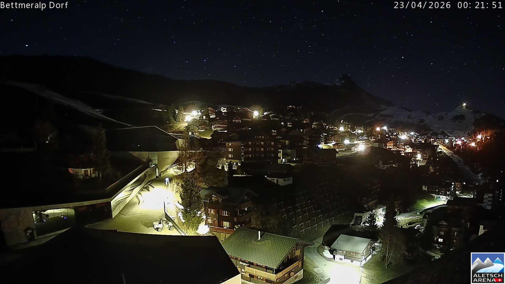 Archiv Foto Webcam Bettmeralp, Schweiz