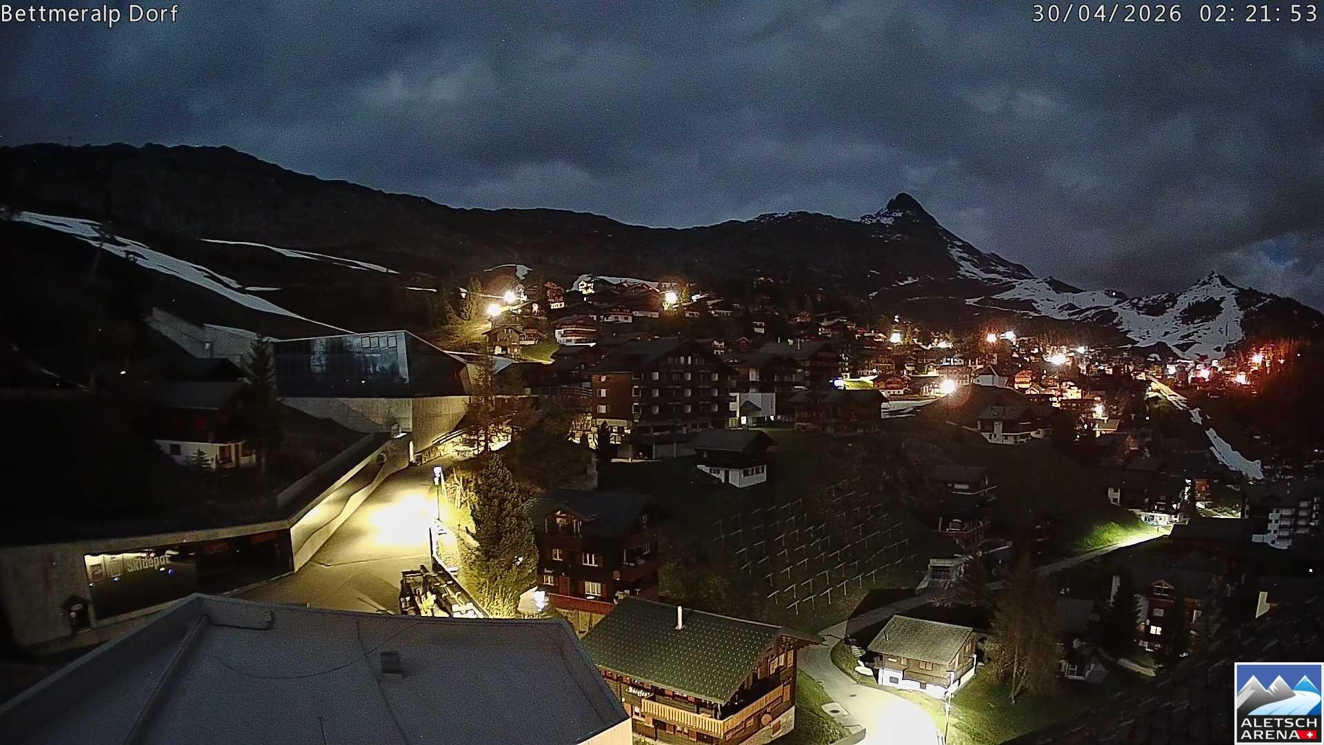 Archiv Foto Webcam Bettmeralp, Schweiz