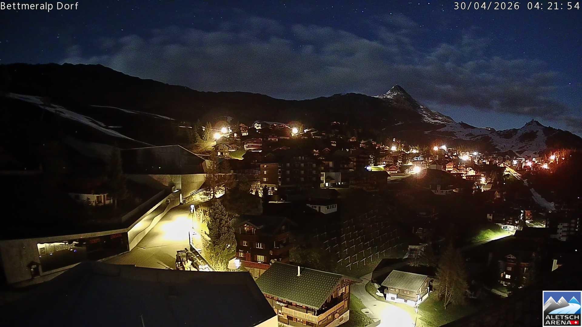 Archiv Foto Webcam Bettmeralp, Schweiz