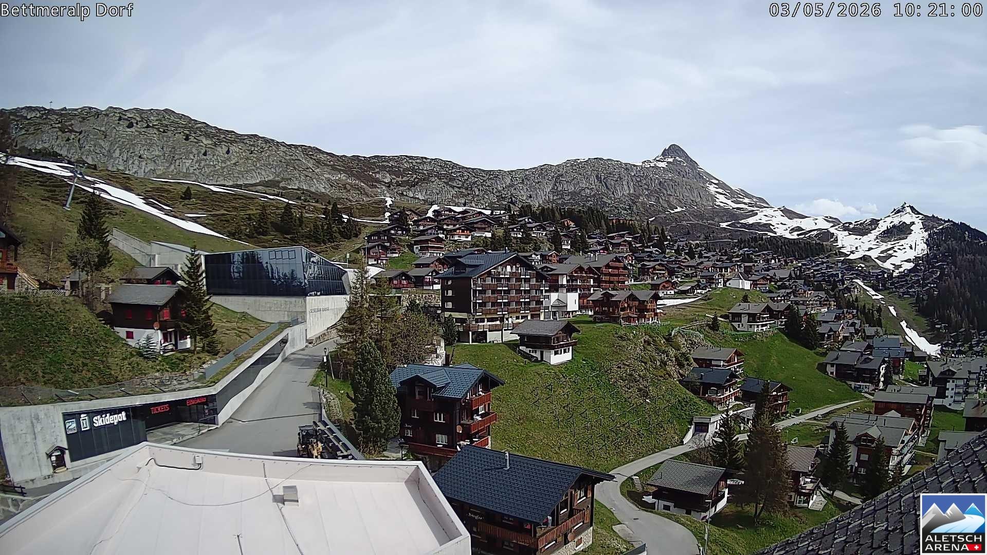 Archived image Webcam Bettmeralp II
