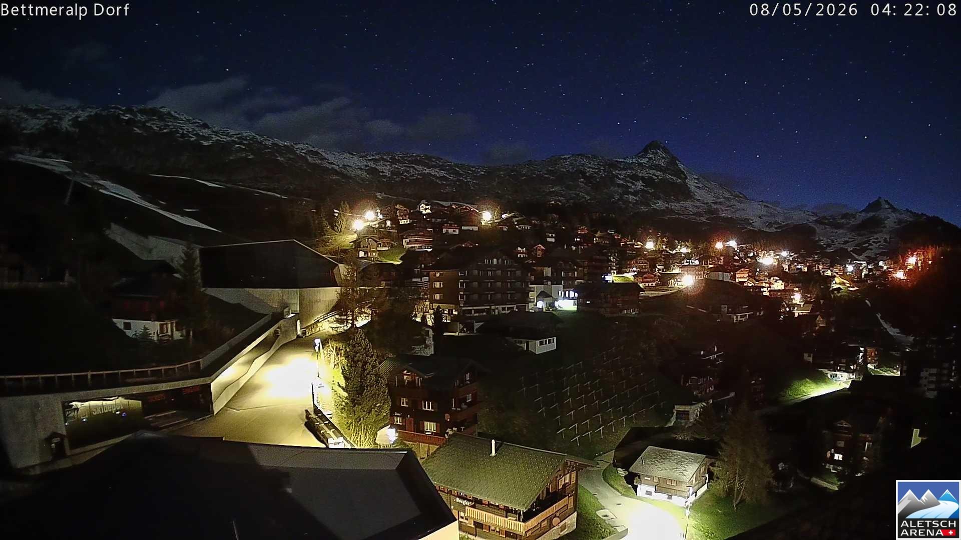 Archiv Foto Webcam Bettmeralp, Schweiz