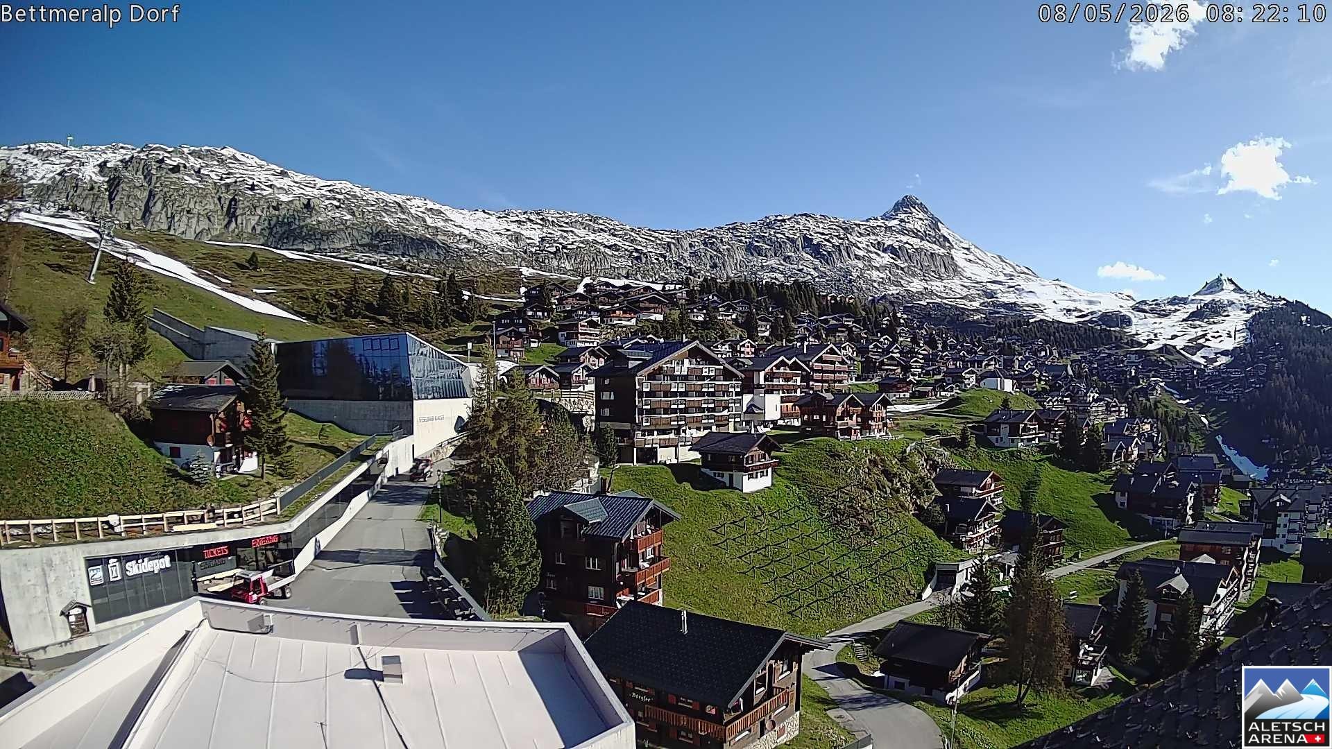 Archiv Foto Webcam Bettmeralp, Schweiz