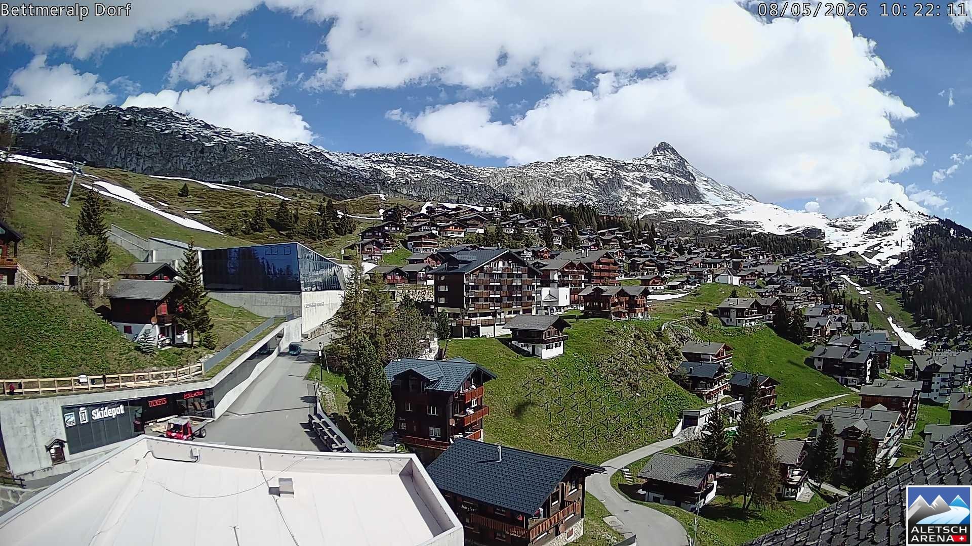 Archiv Foto Webcam Bettmeralp, Schweiz