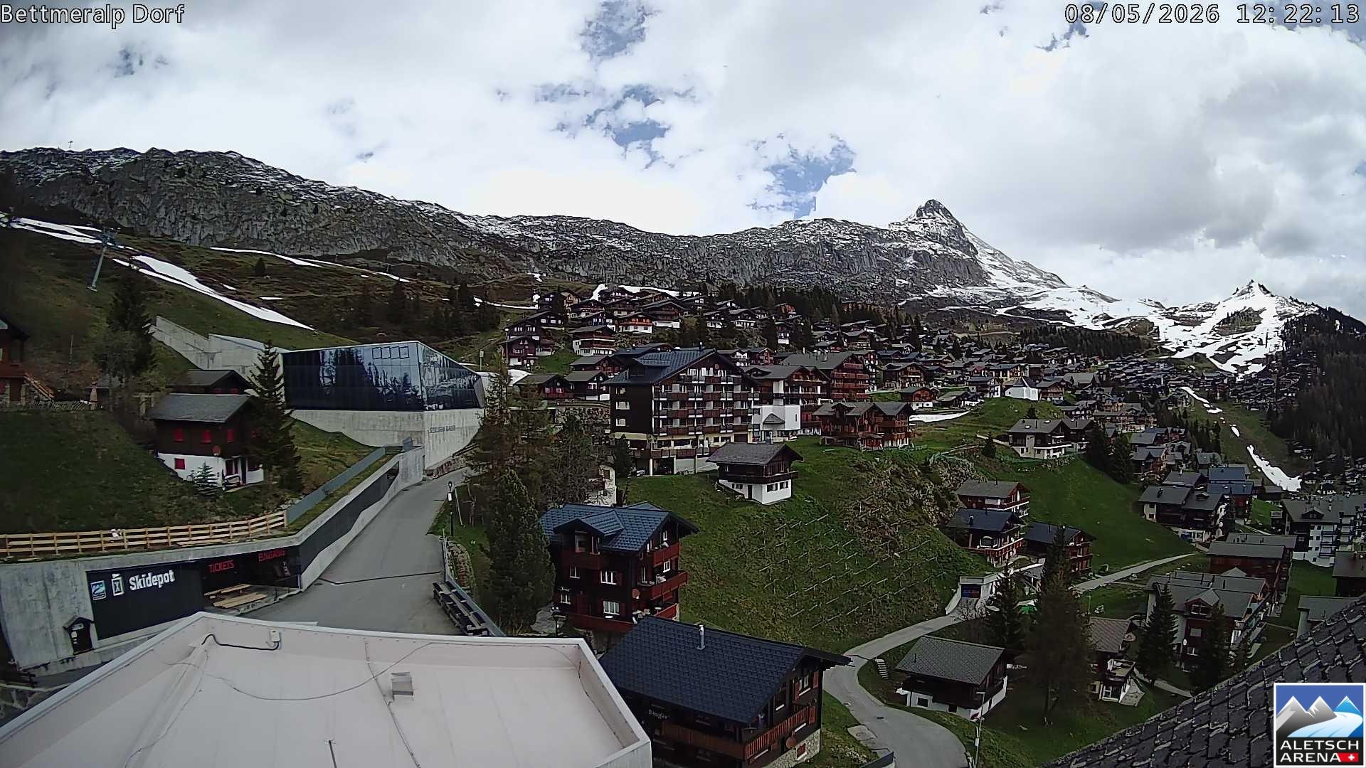 Archiv Foto Webcam Bettmeralp, Schweiz