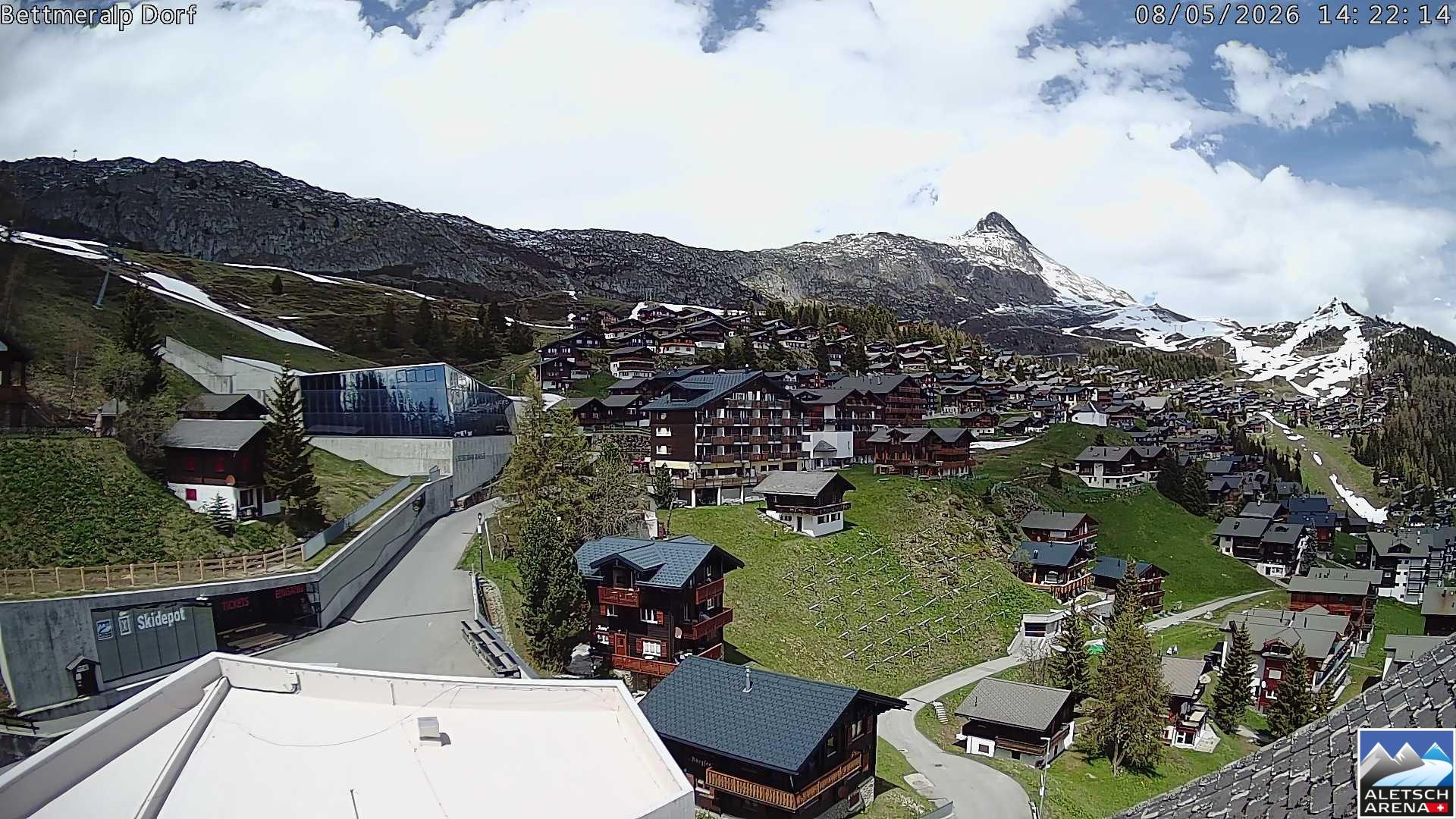 Archiv Foto Webcam Bettmeralp, Schweiz