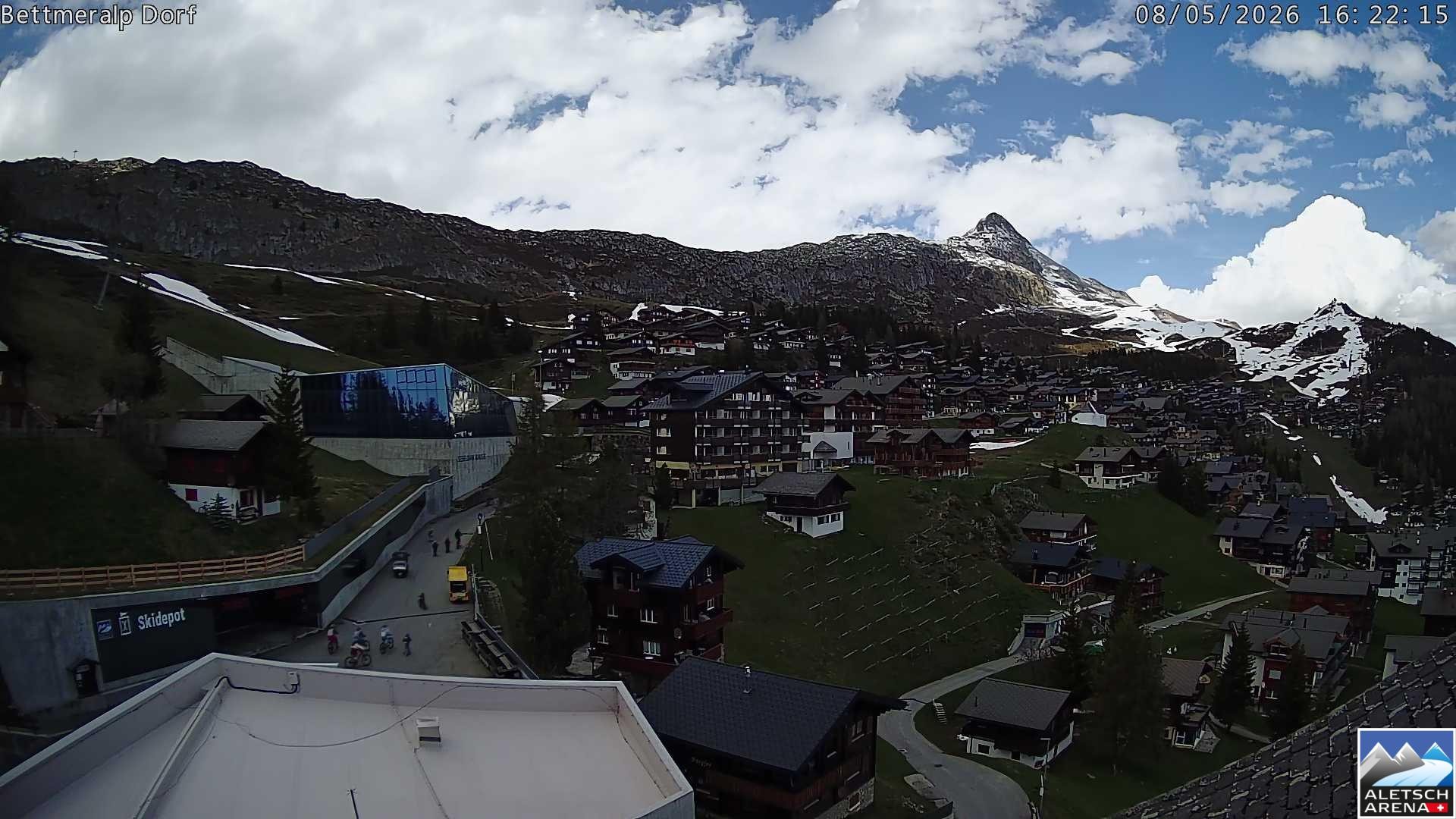 Archiv Foto Webcam Bettmeralp, Schweiz