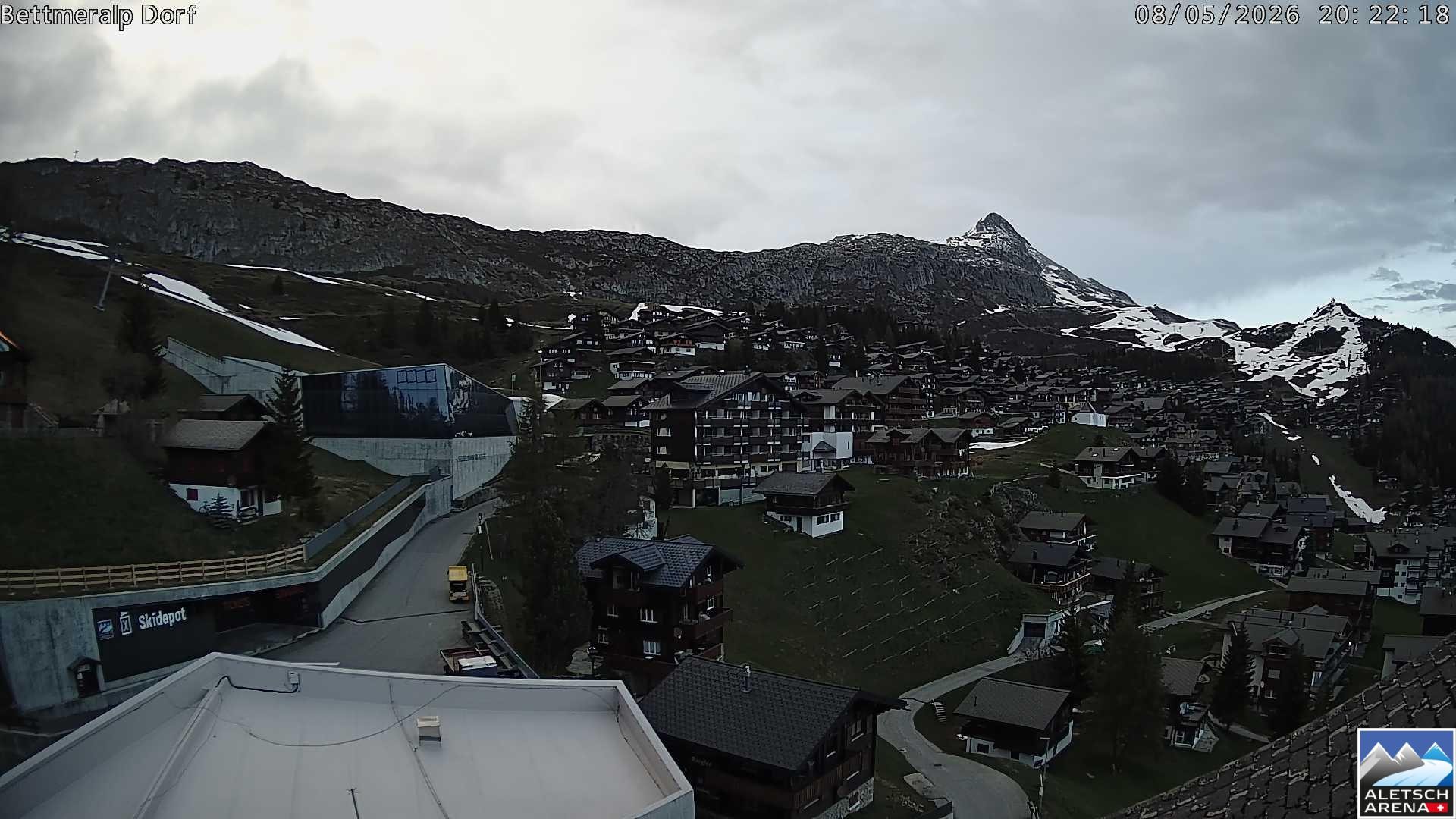 Archiv Foto Webcam Bettmeralp, Schweiz