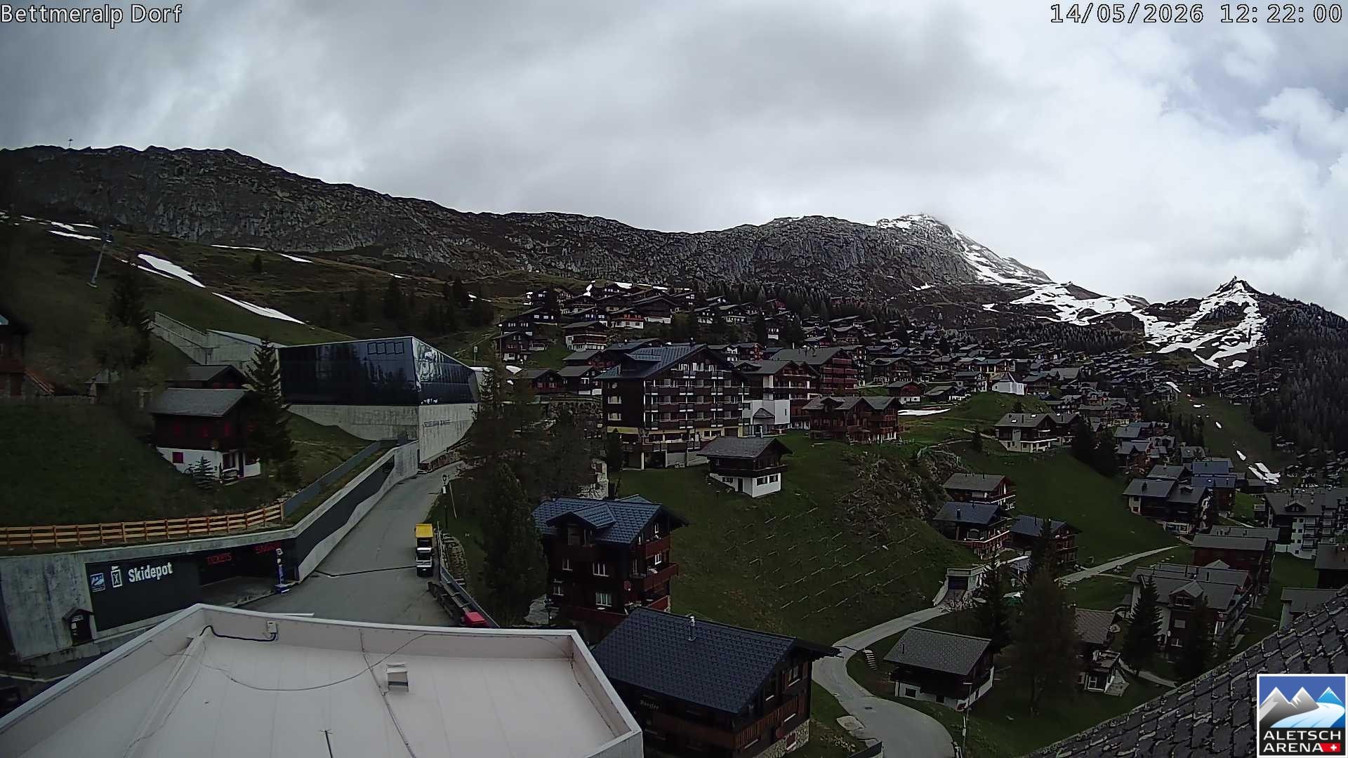Archiv Foto Webcam Bettmeralp, Schweiz