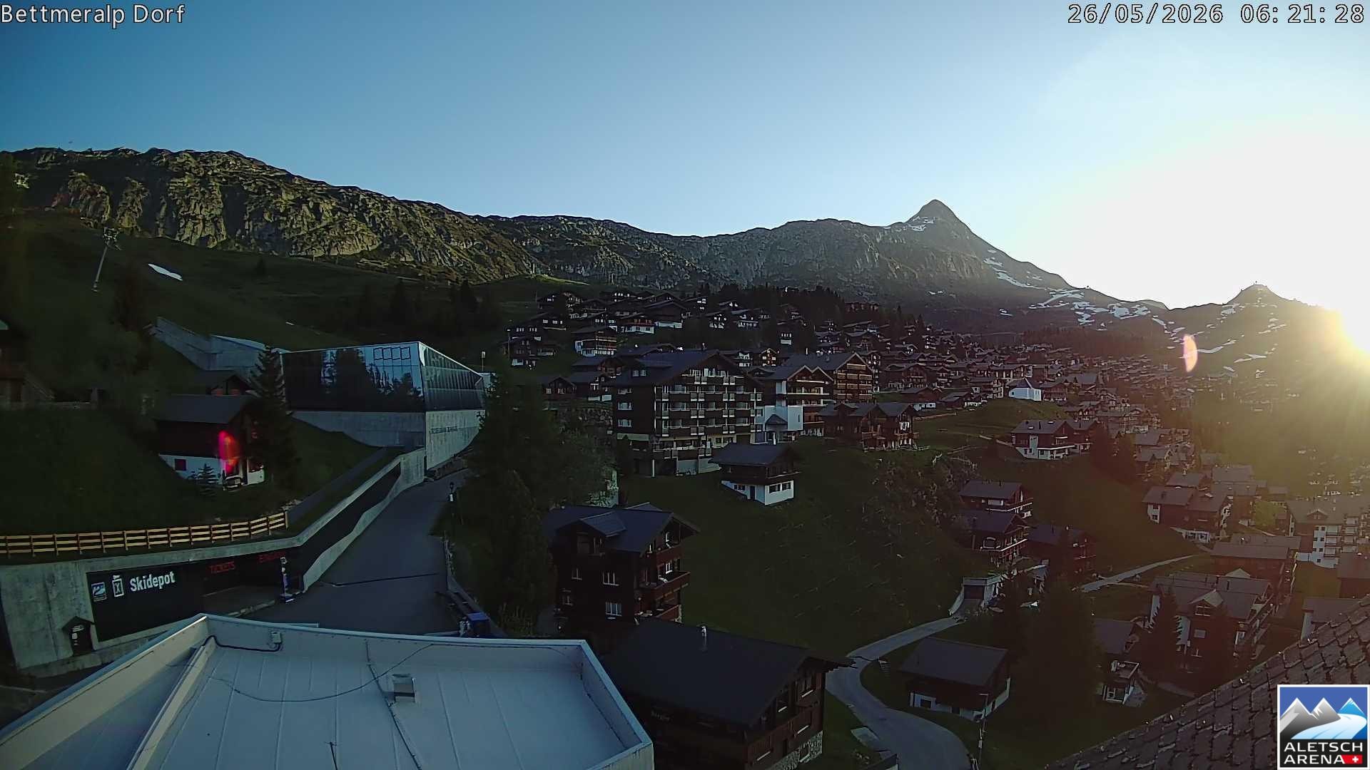 Archived image Webcam Bettmeralp II