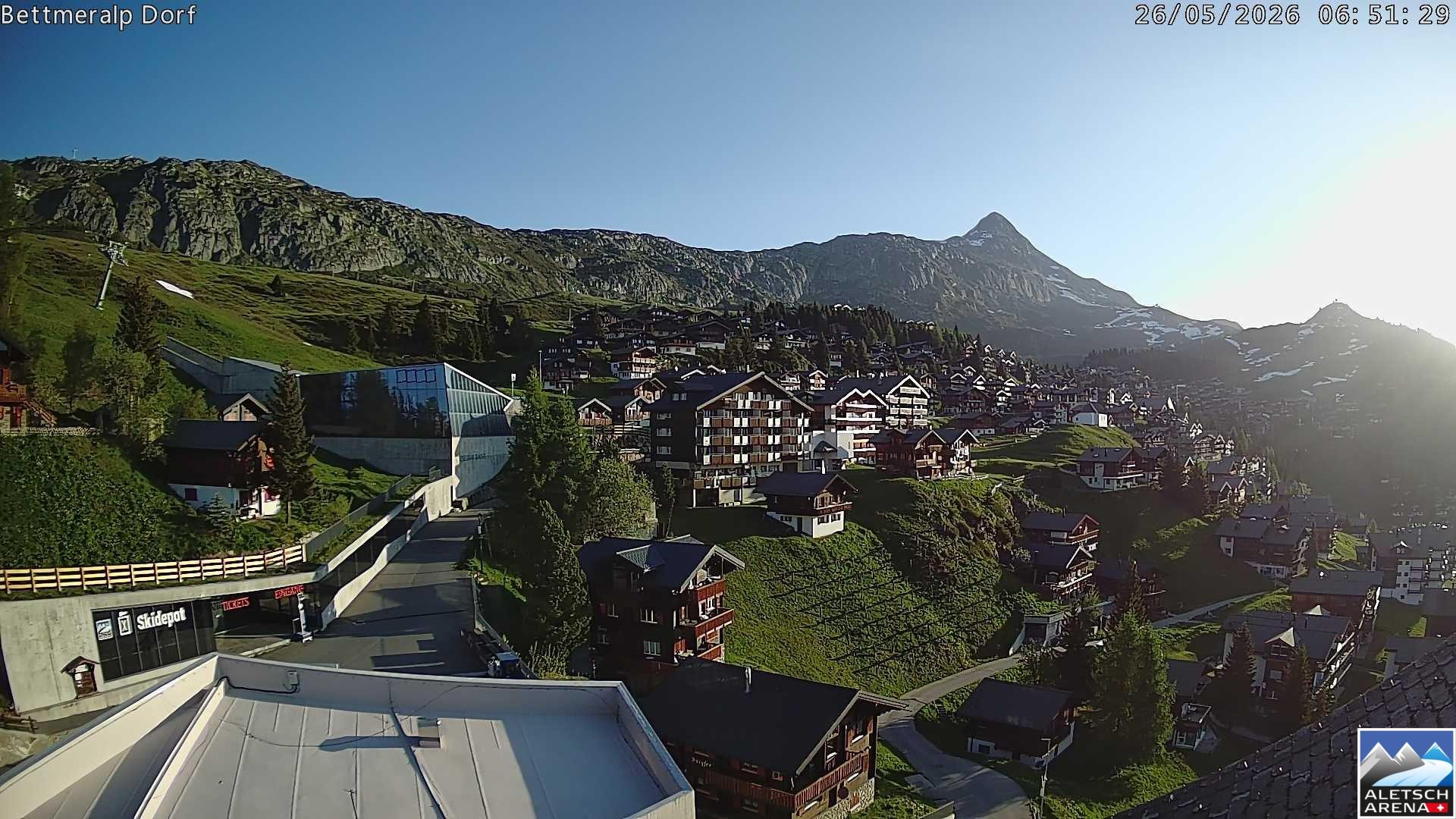 Archived image Webcam Bettmeralp II