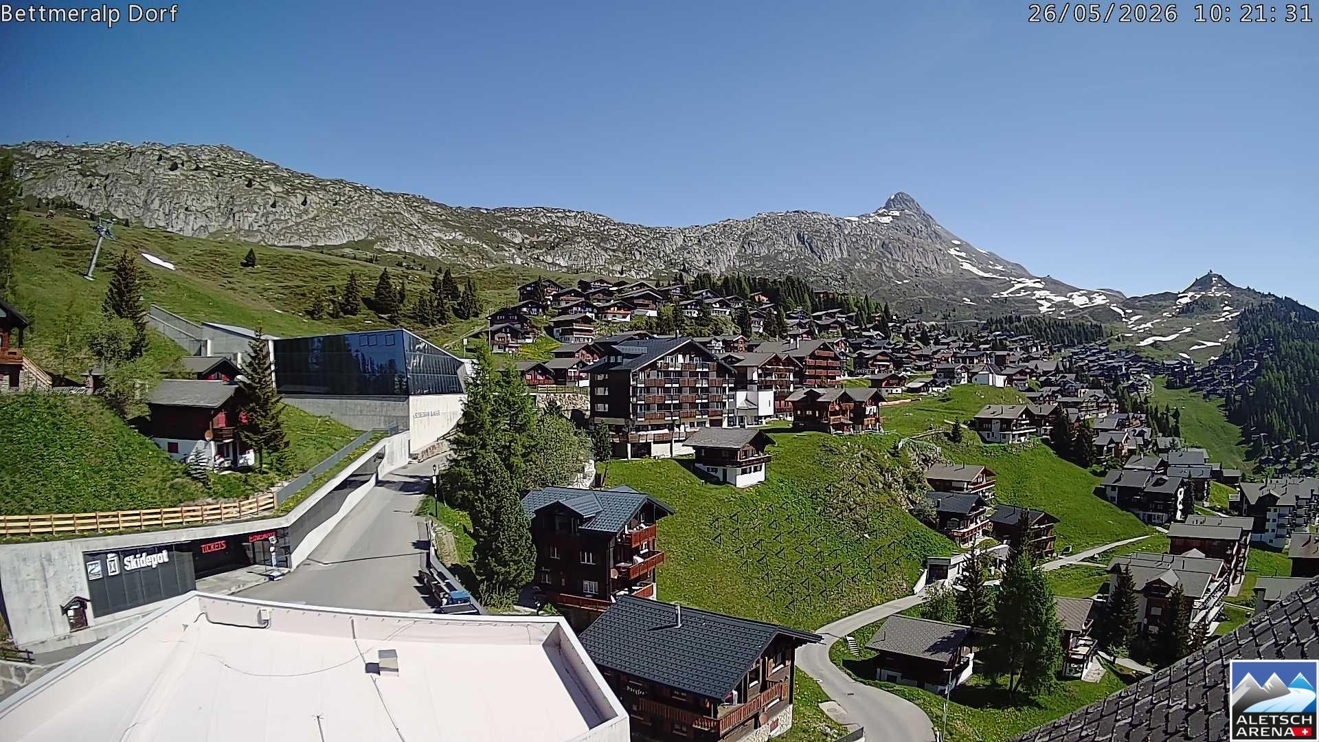 Archived image Webcam Bettmeralp II