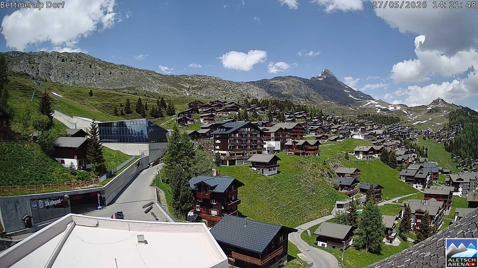 Archiv Foto Webcam Bettmeralp, Schweiz