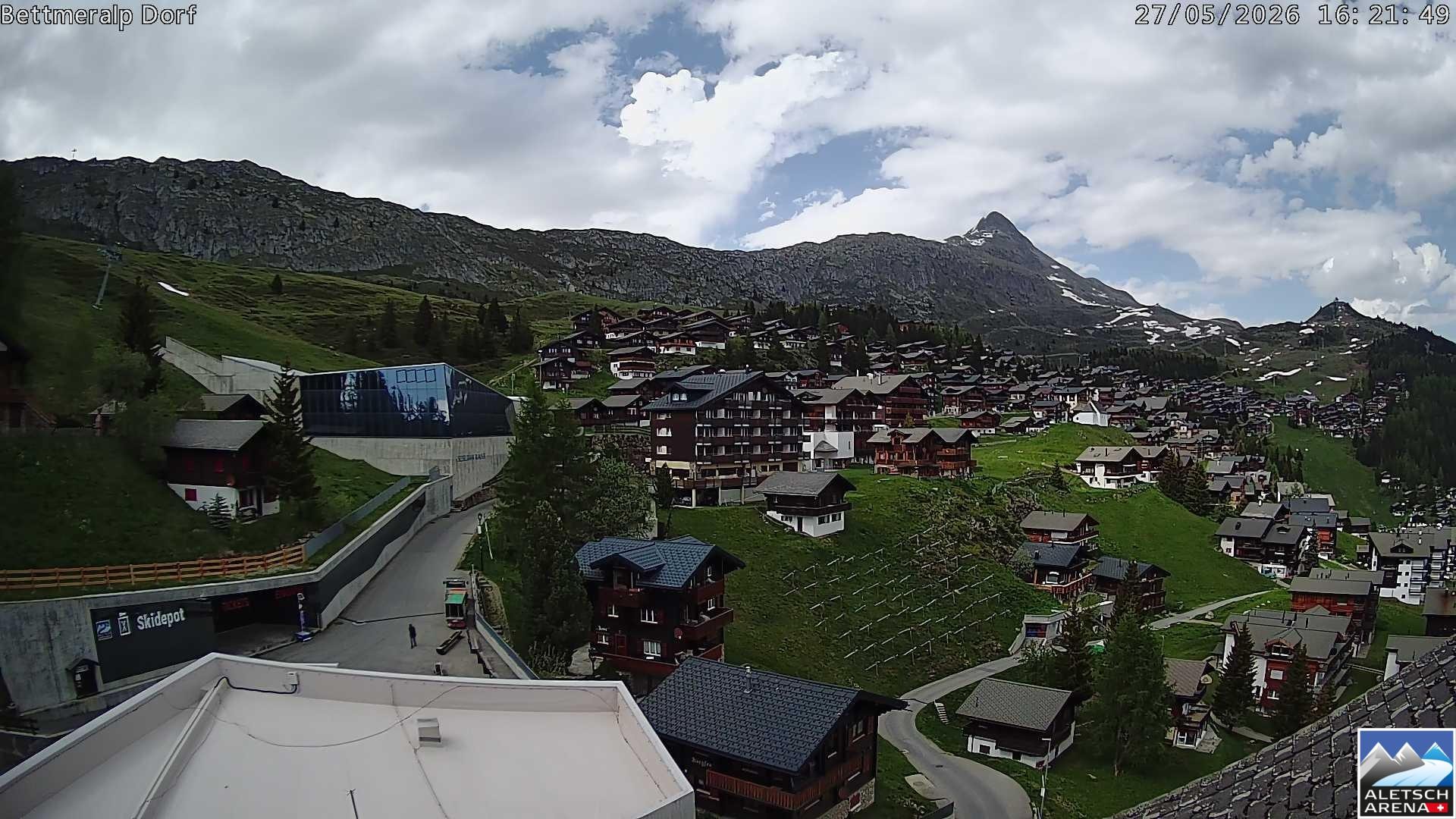 Archiv Foto Webcam Bettmeralp, Schweiz