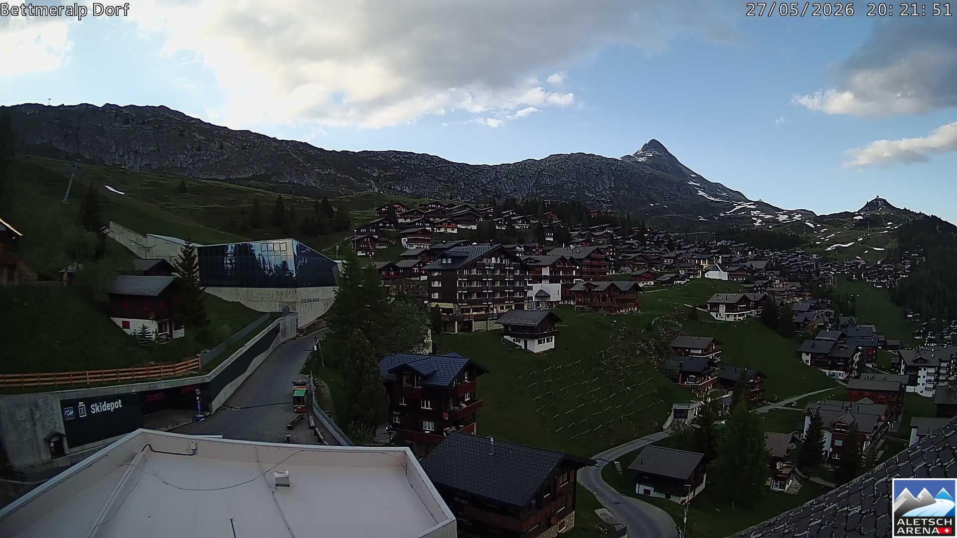 Archiv Foto Webcam Bettmeralp, Schweiz