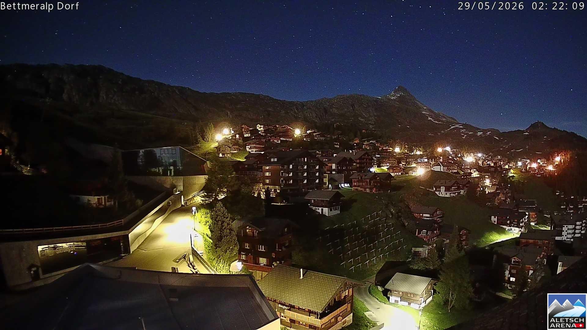 Archiv Foto Webcam Bettmeralp, Schweiz