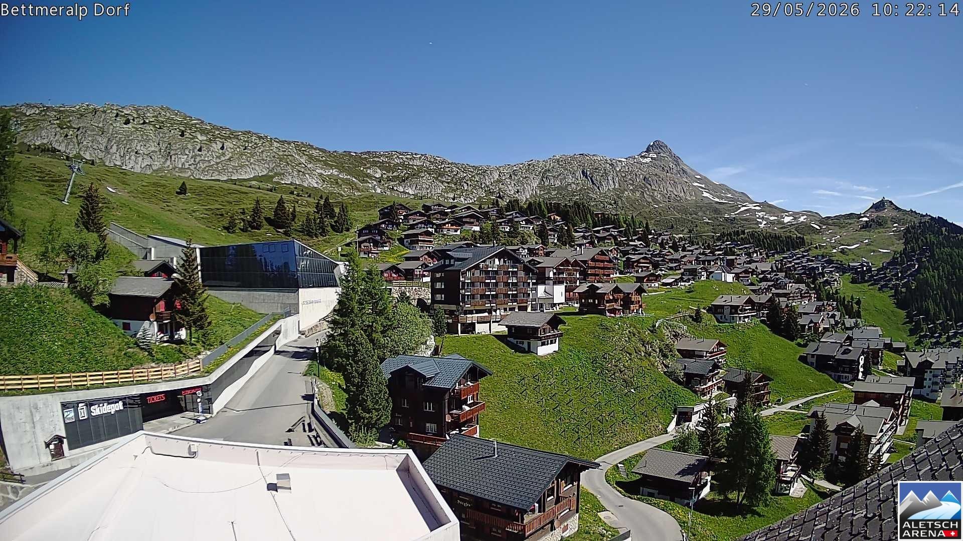 Archiv Foto Webcam Bettmeralp, Schweiz