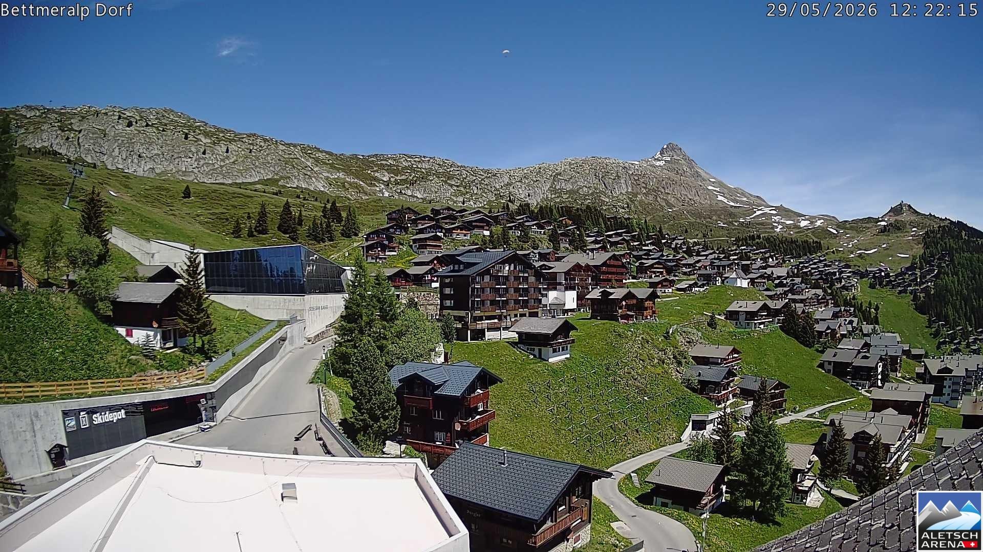 Archiv Foto Webcam Bettmeralp, Schweiz
