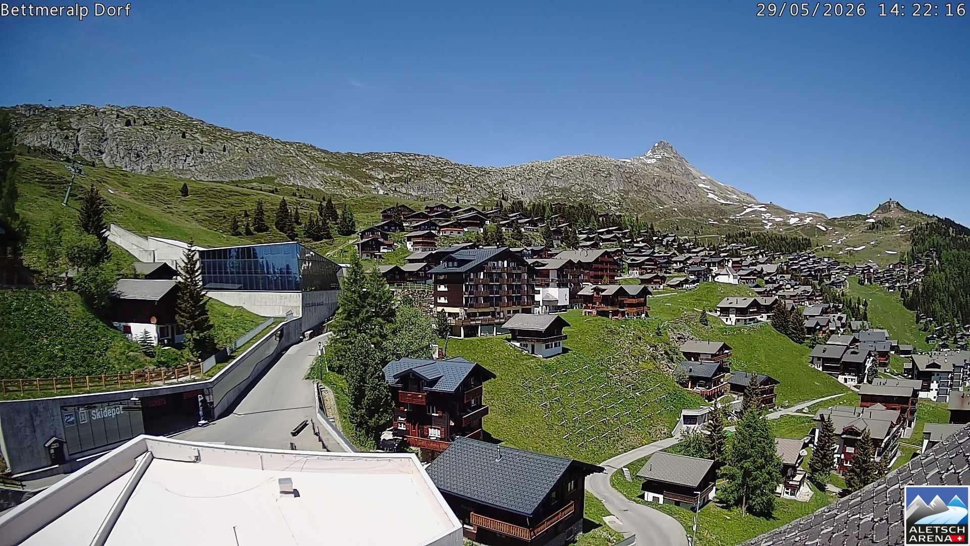 Archiv Foto Webcam Bettmeralp, Schweiz
