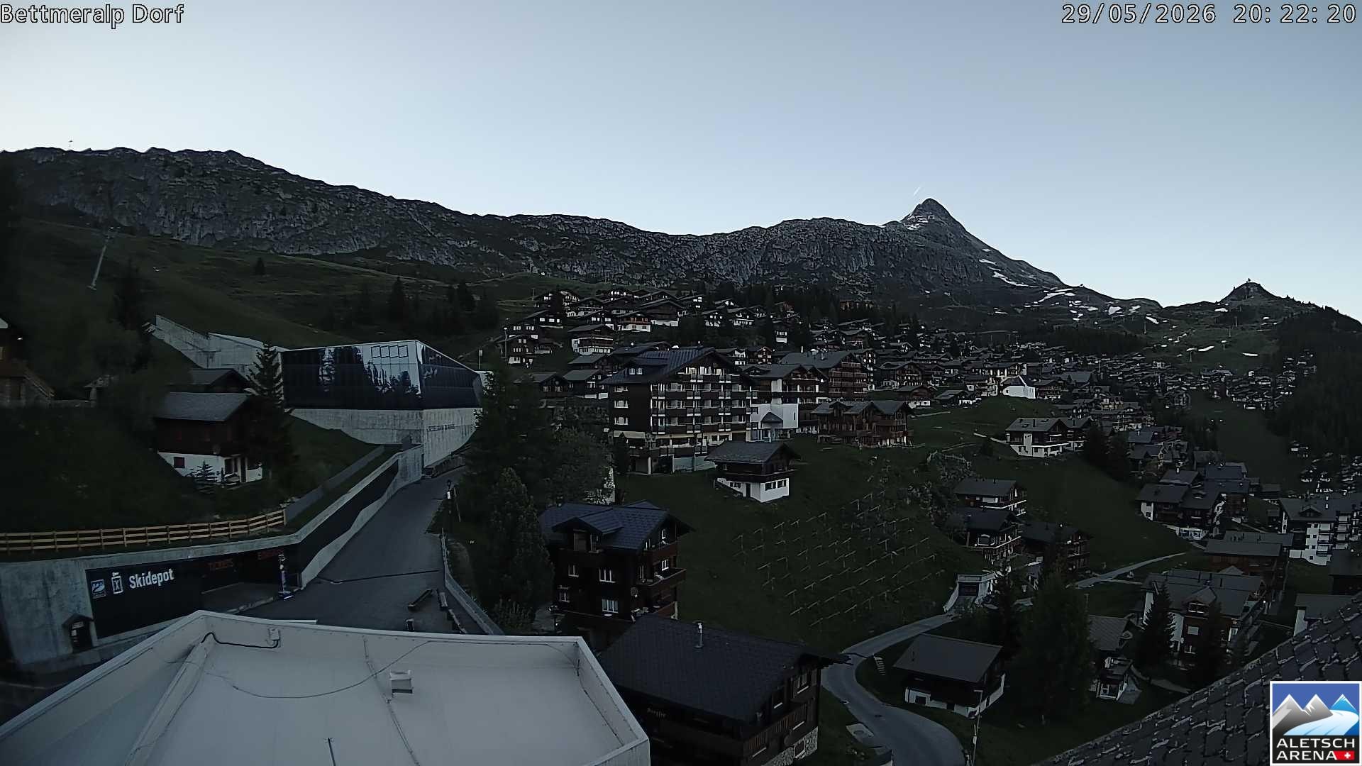 Archiv Foto Webcam Bettmeralp, Schweiz