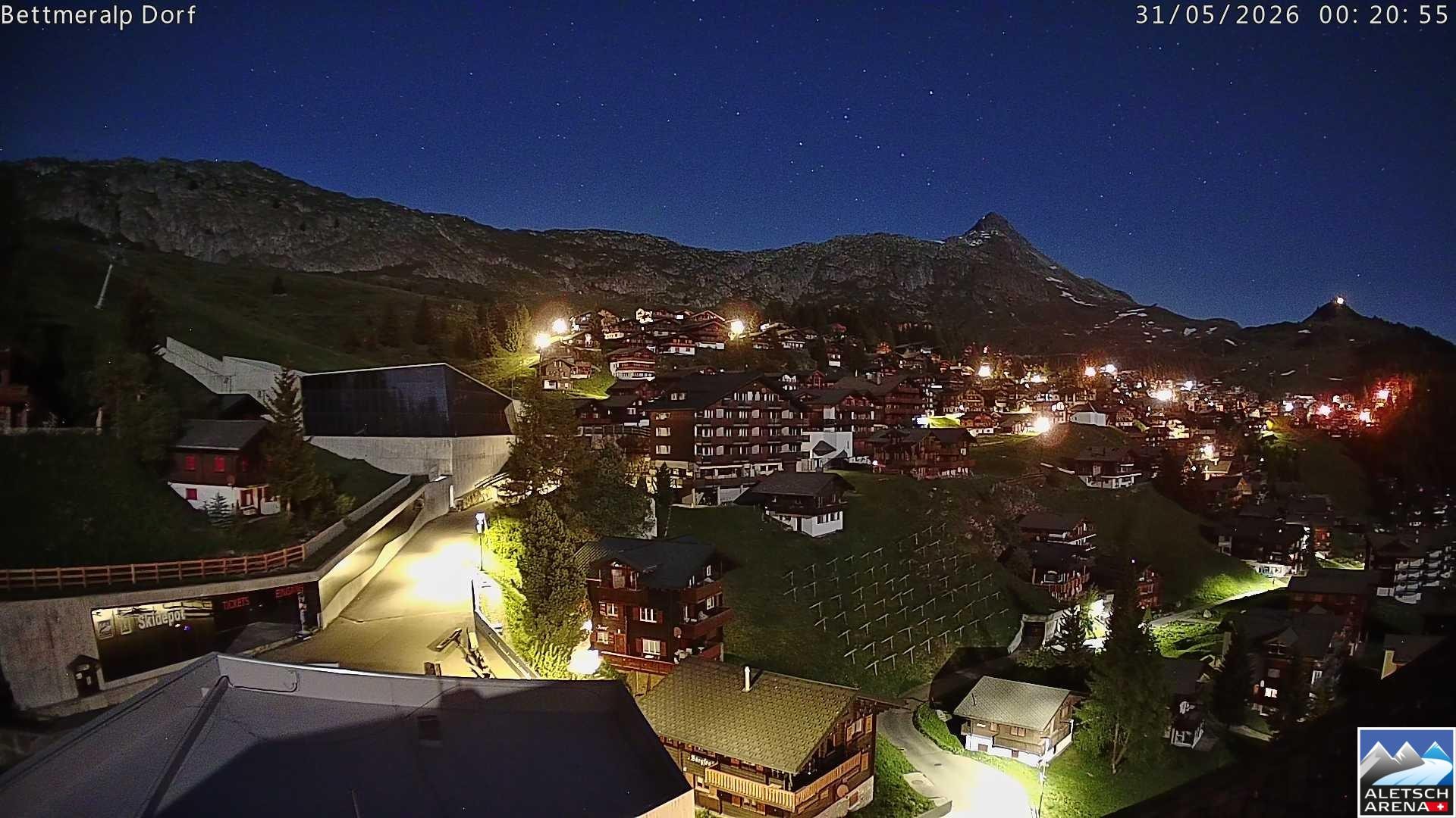 Archiv Foto Webcam Bettmeralp, Schweiz