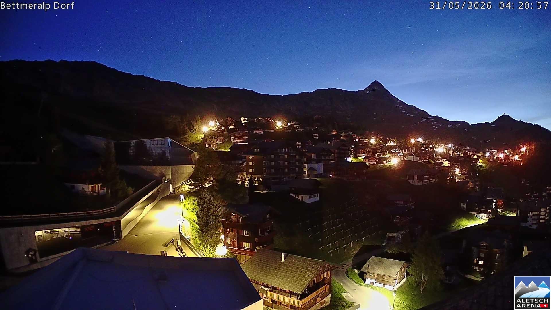 Archiv Foto Webcam Bettmeralp, Schweiz