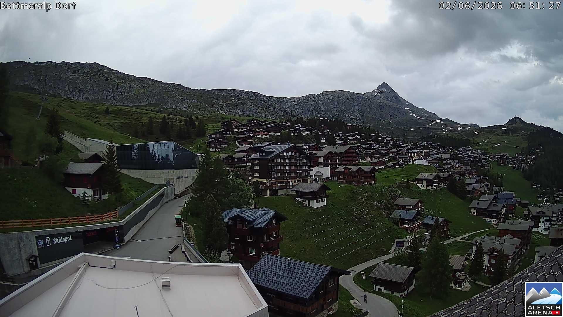 Archiv Foto Webcam Bettmeralp, Schweiz