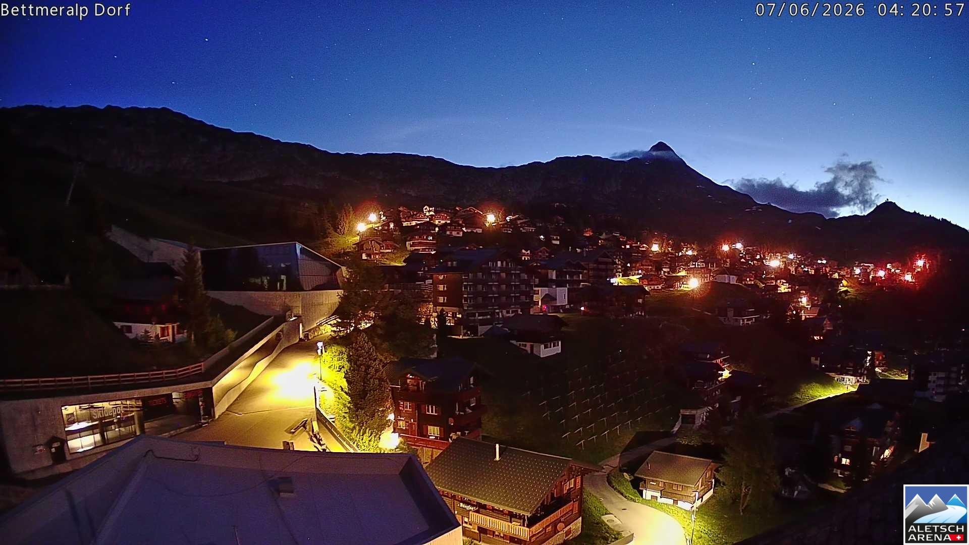Archived image Webcam Bettmeralp II