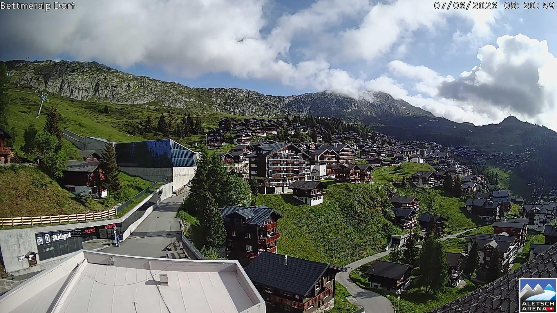 Archived image Webcam Bettmeralp II