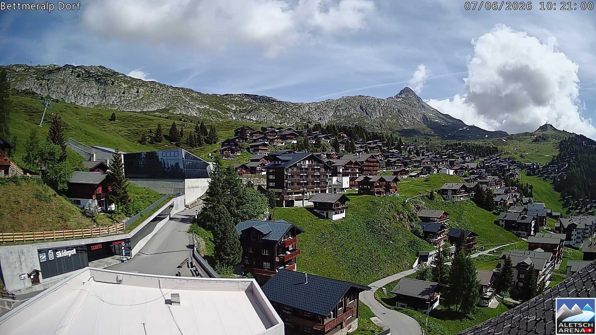 Archived image Webcam Bettmeralp II